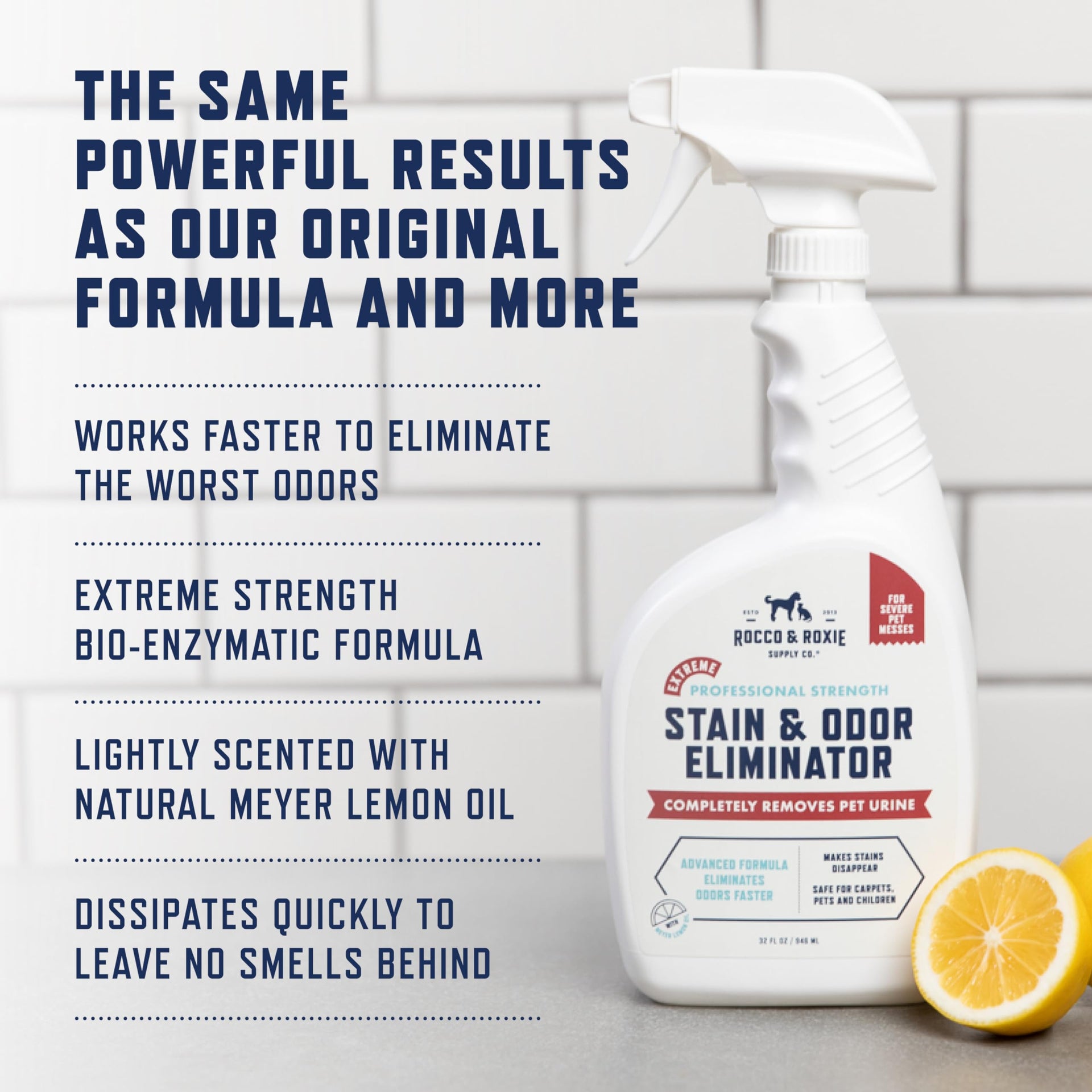 Rocco & Roxie Extreme Enzyme Stain & Odor Eliminator Spray (32 Fl Oz)
