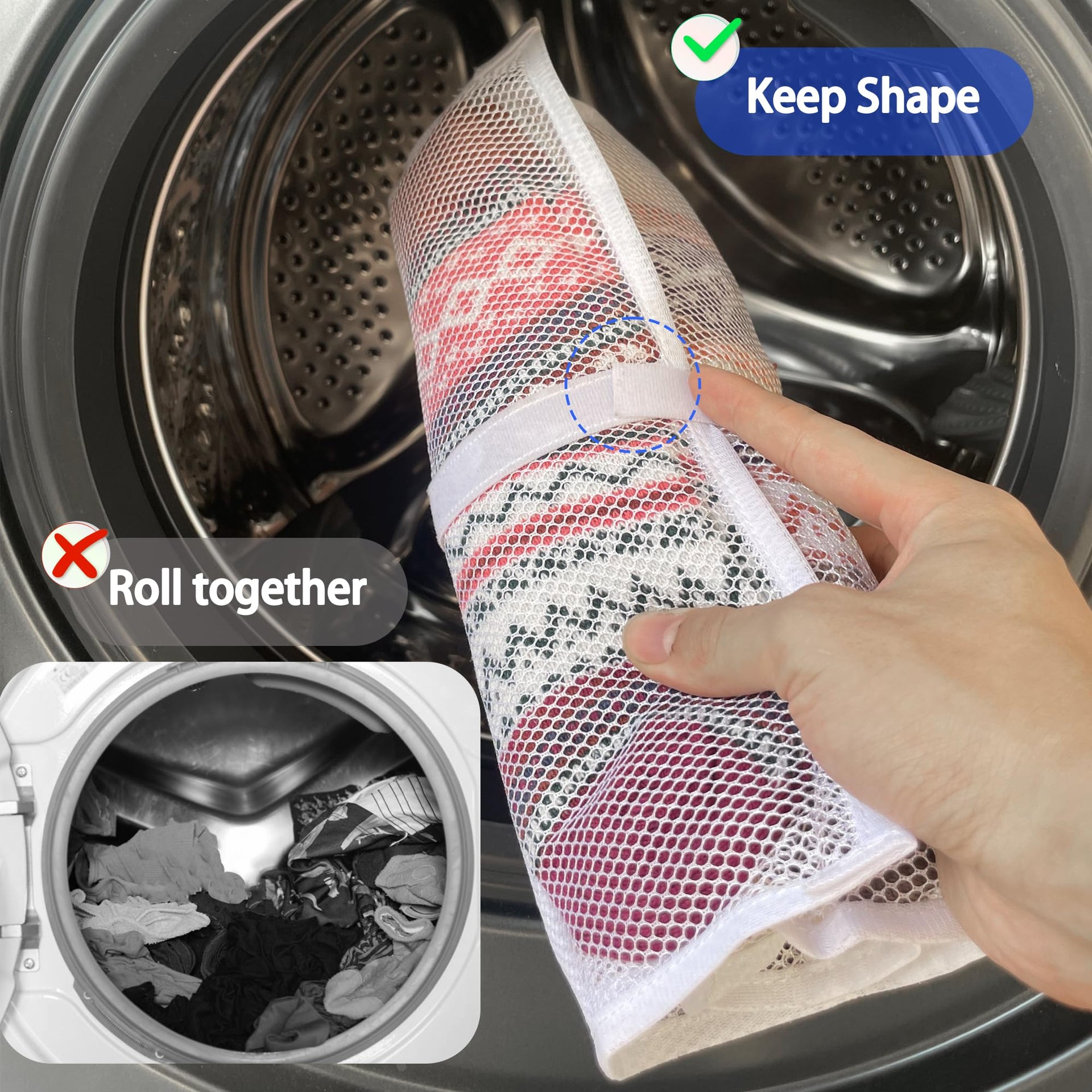 Mesh laundry bags for washing machine (2 Count)