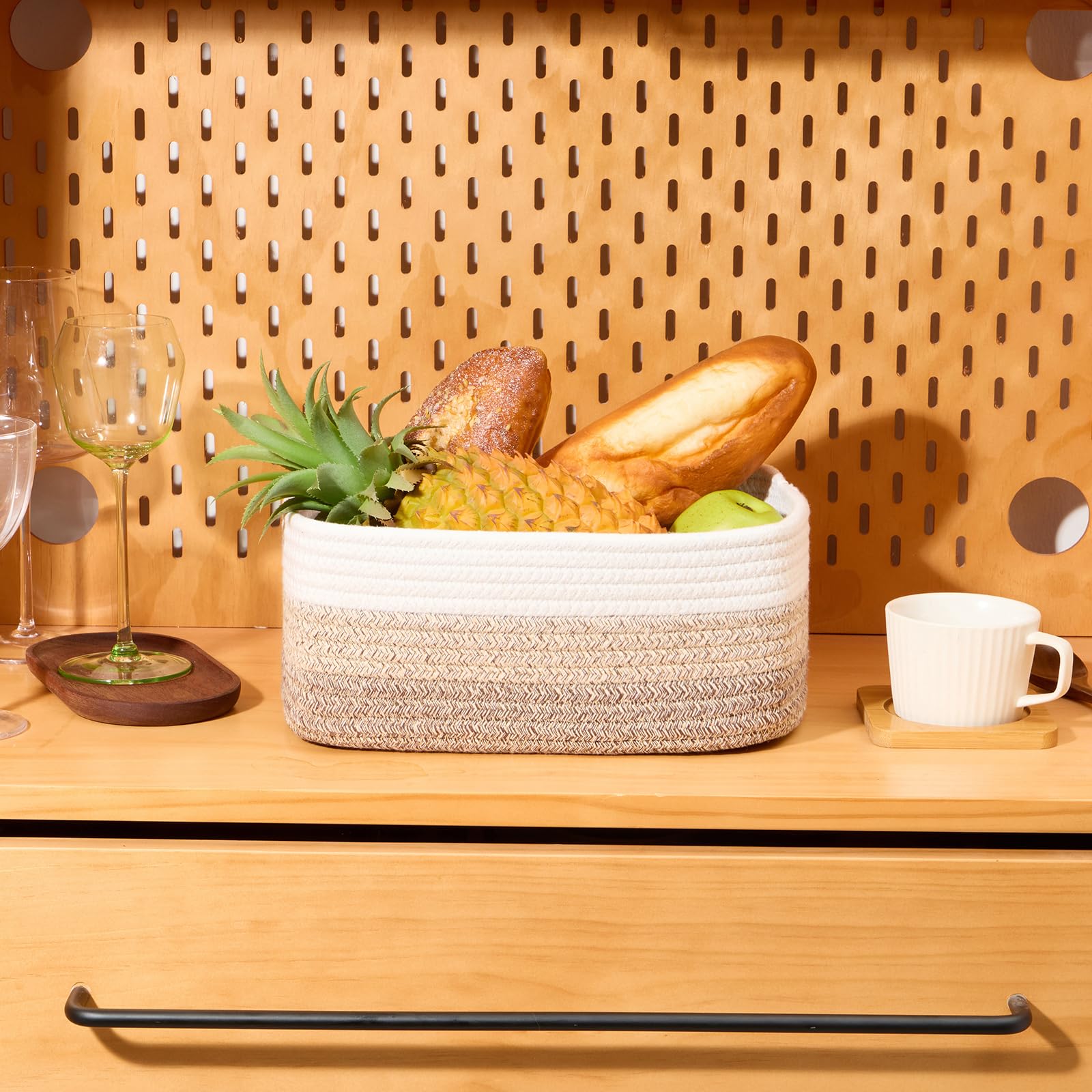 Small Storage Baskets for Organizing (3 Count)