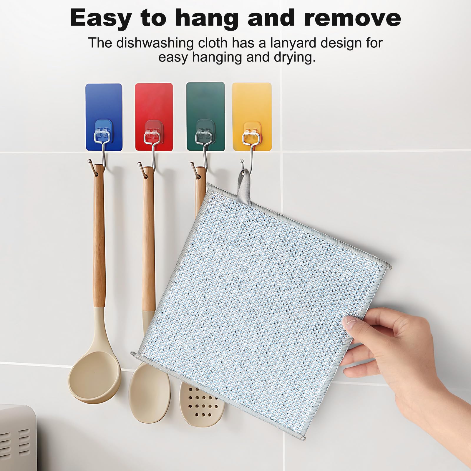 20pcs Non Scratch Wire Dishcloth