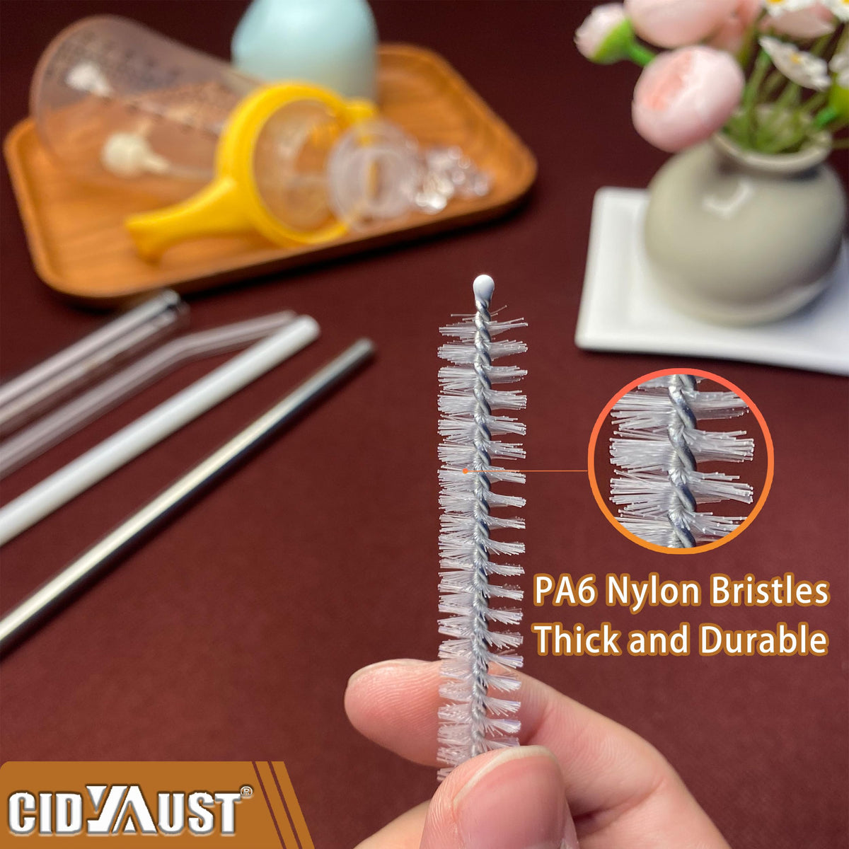 Straw Cleaner Brush Extend 10
