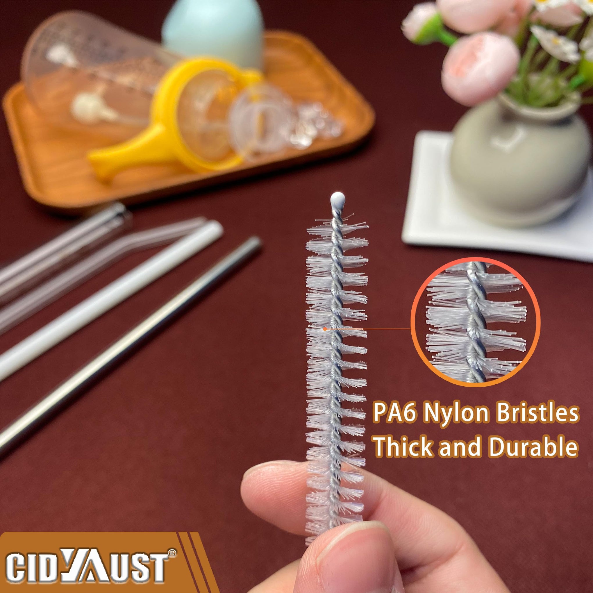 Straw Cleaner Brush Extend 10