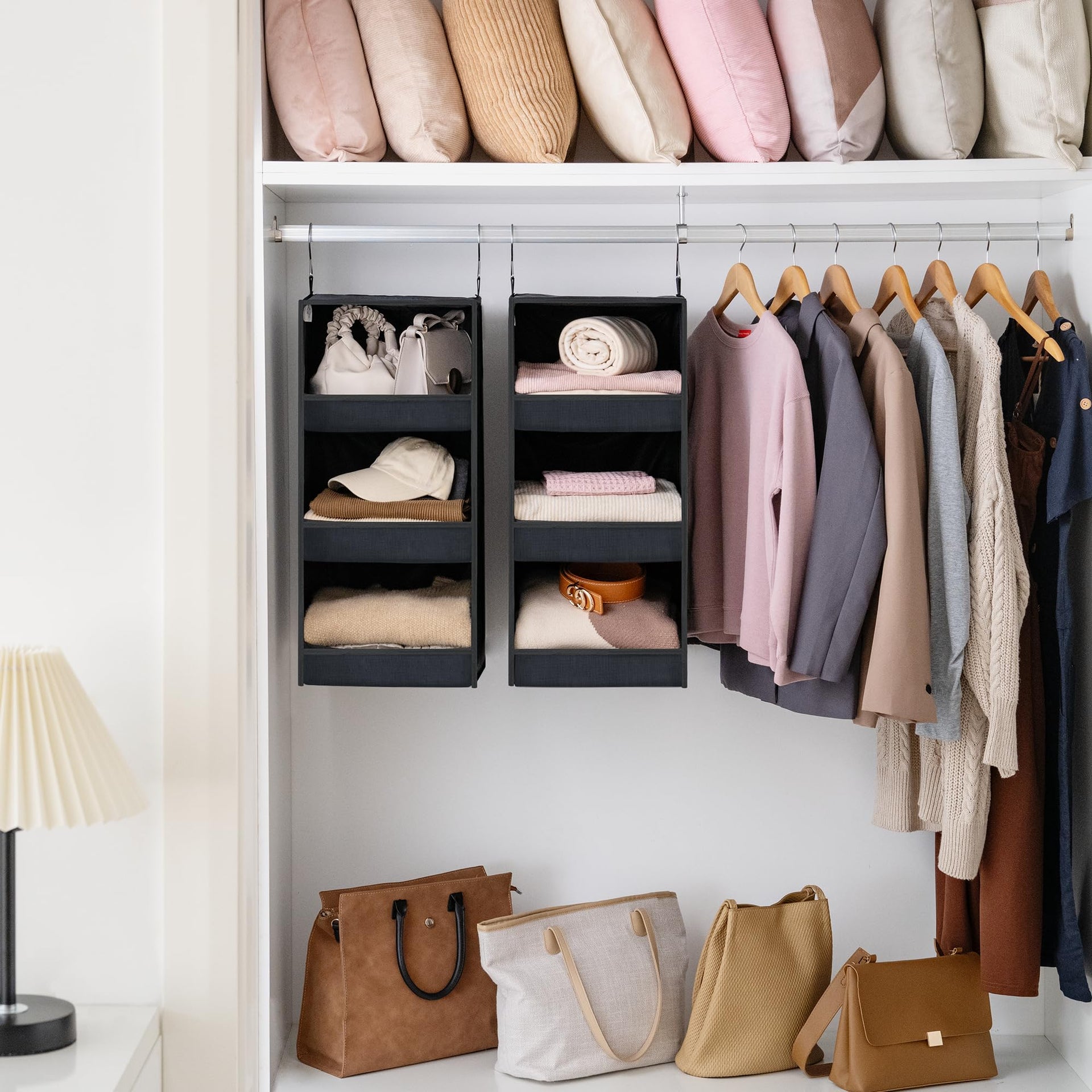 3 Shelf Hanging Closet Organizer (2 Count)