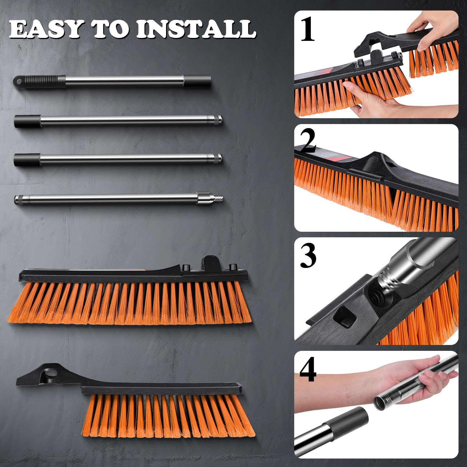 24" Push Broom Outdoor