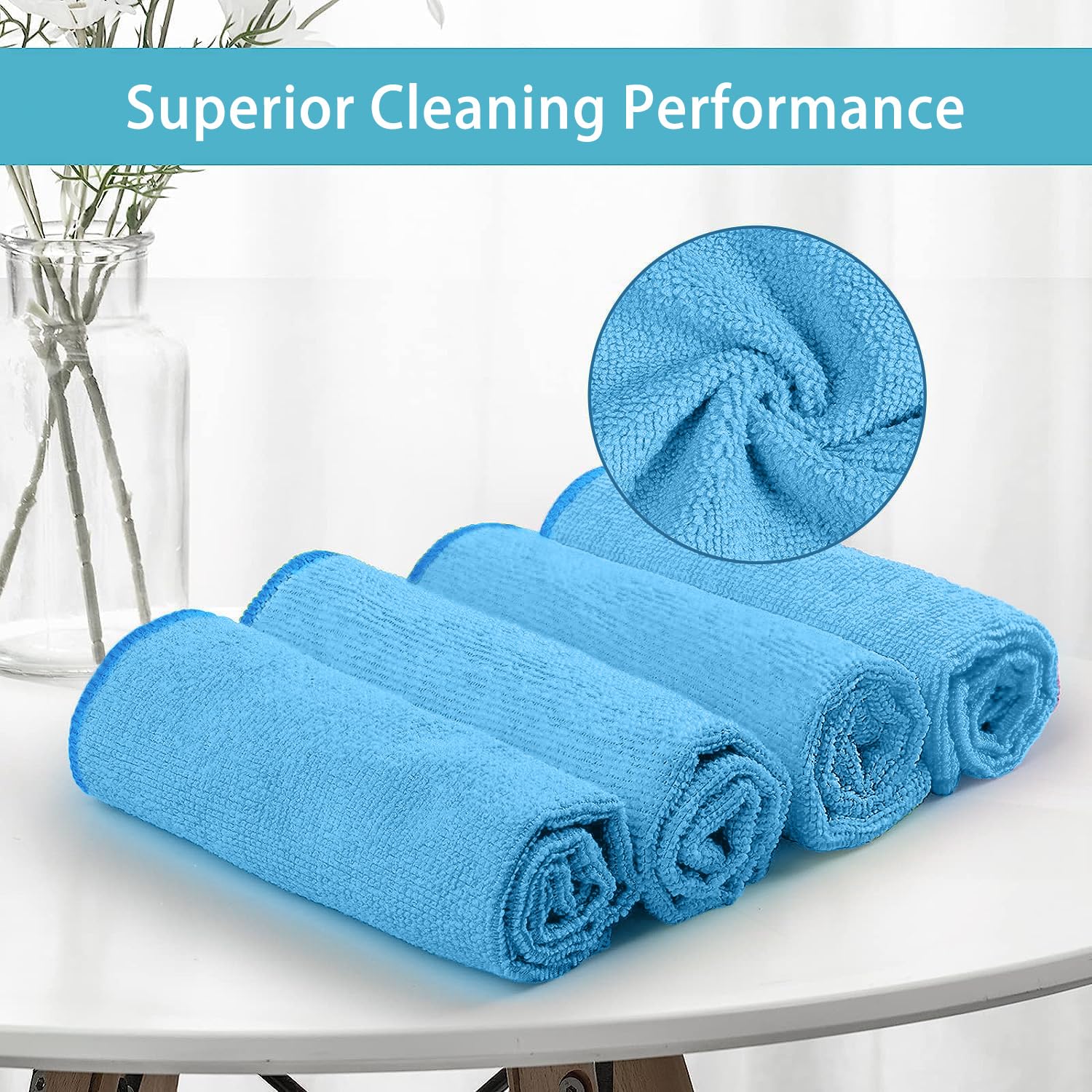 100PK Microfiber Cleaning Cloth (100 Count)