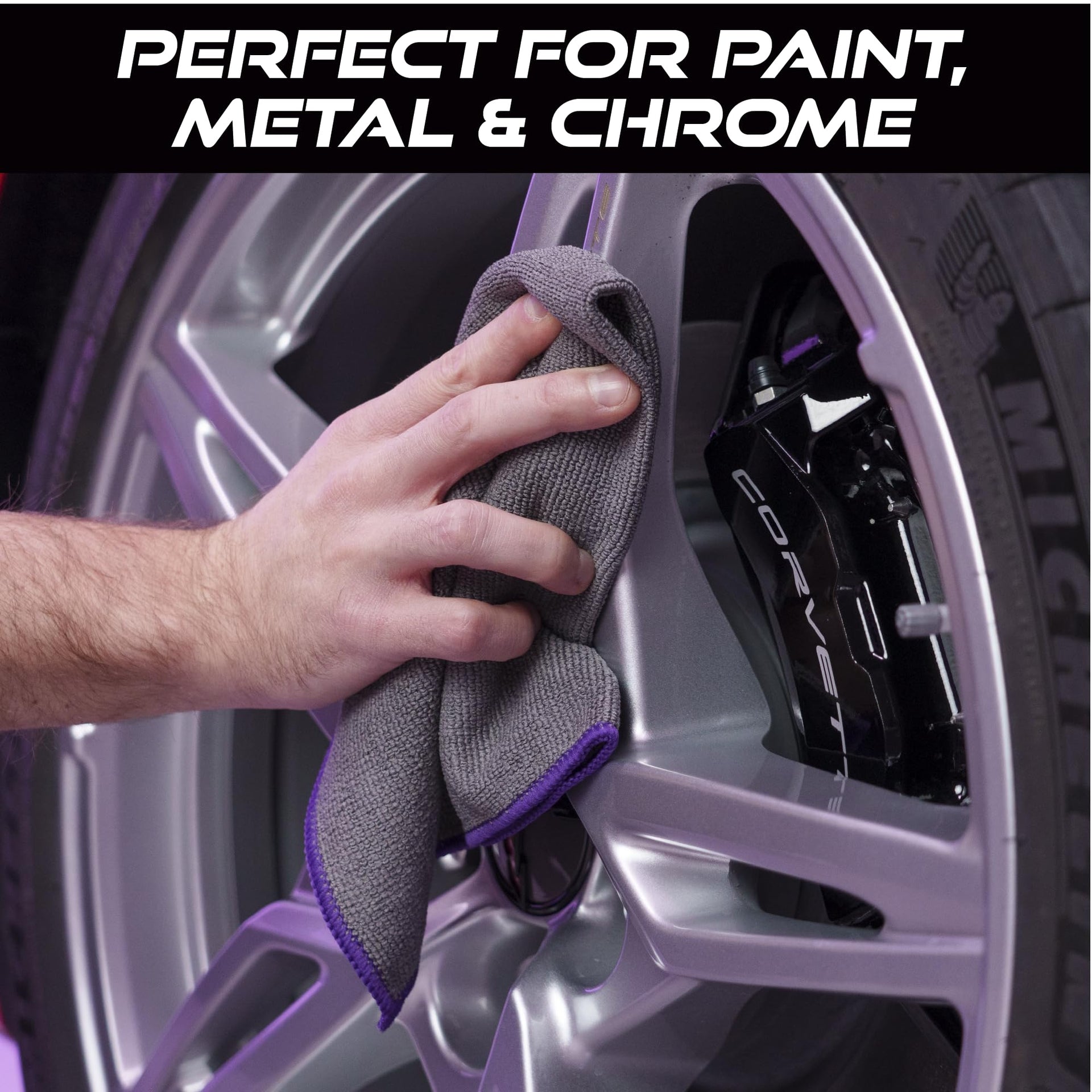 Microfiber Cleaning Cloth for Car Wax Removal (3 Count)