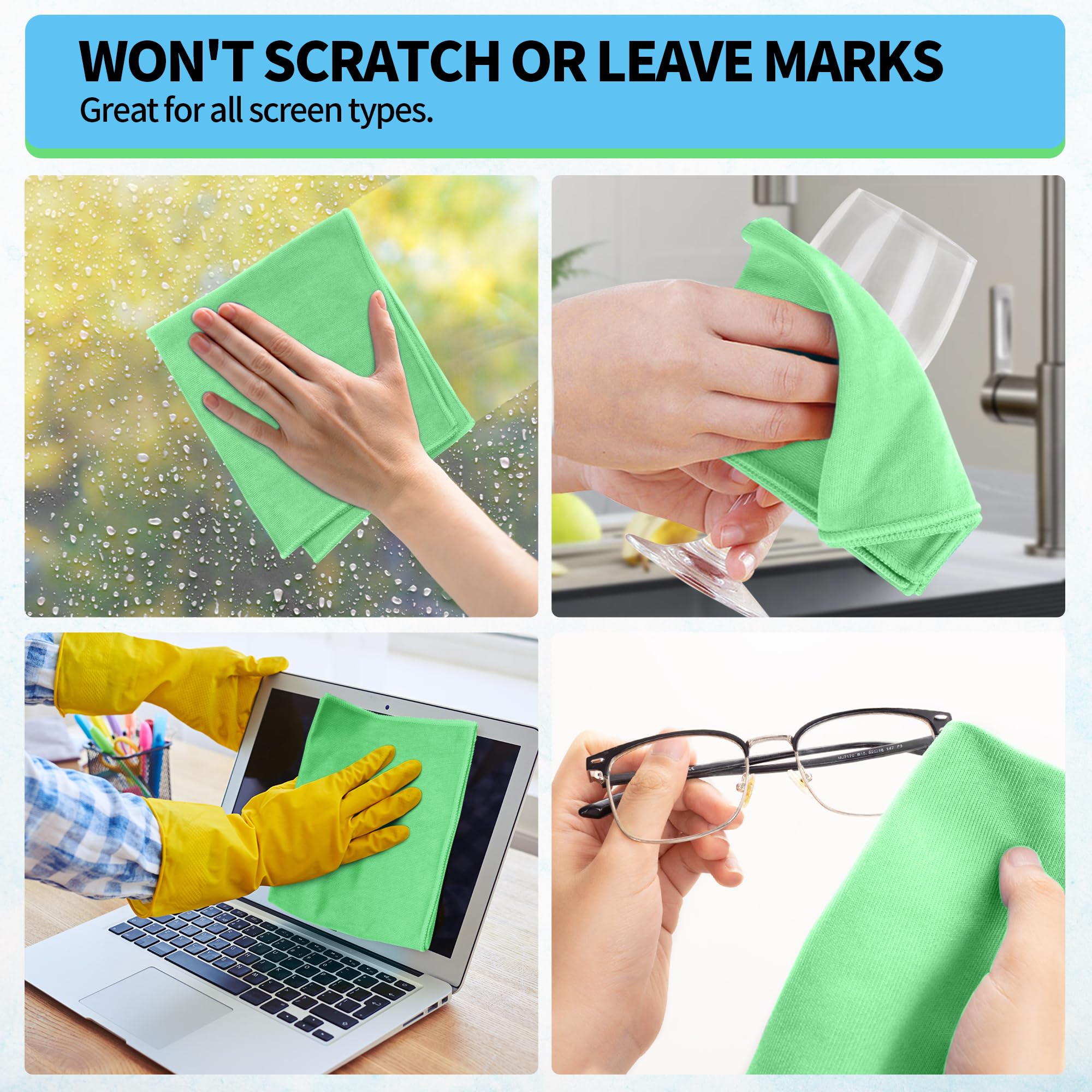 Microfiber Cleaning Cloth (12 Count)