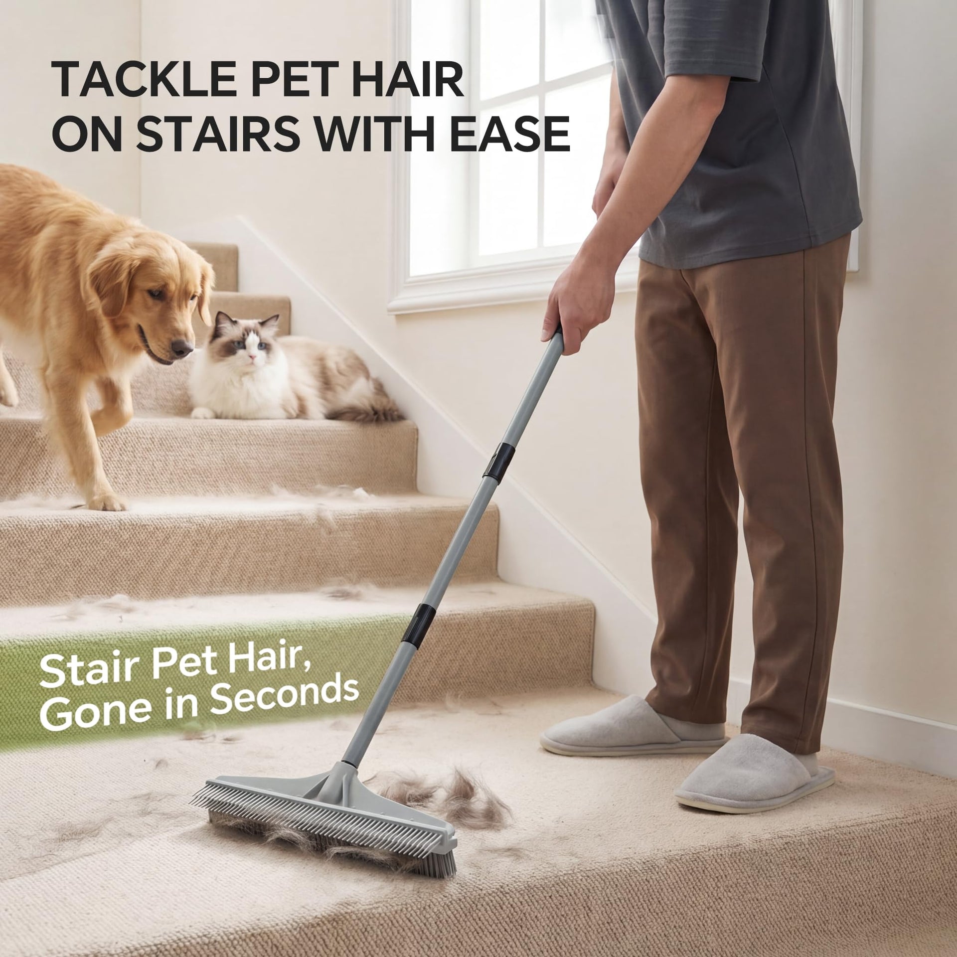 Carpet Brush for Pet Hair Removal