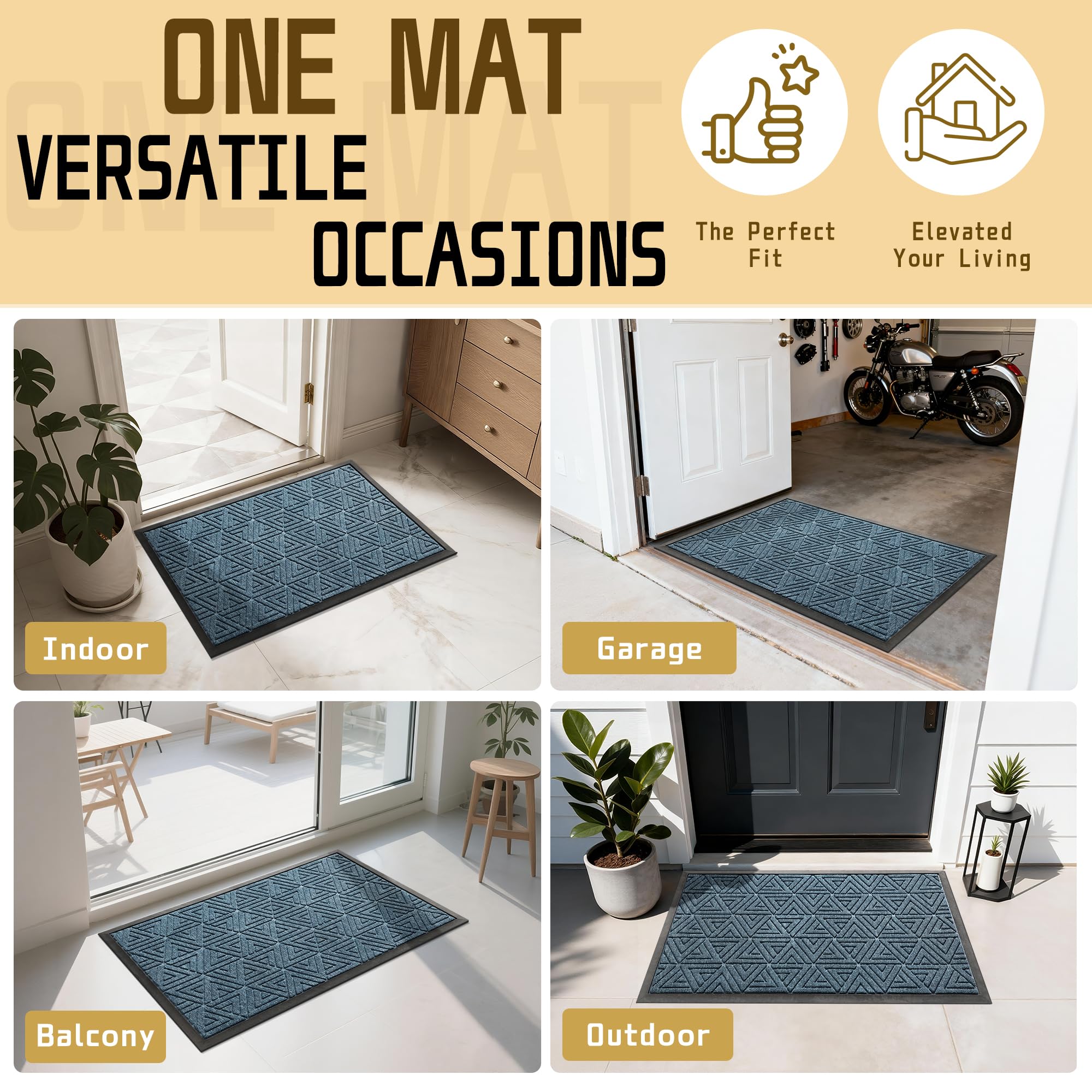Outdoor Mats for Front Door 29.5x17