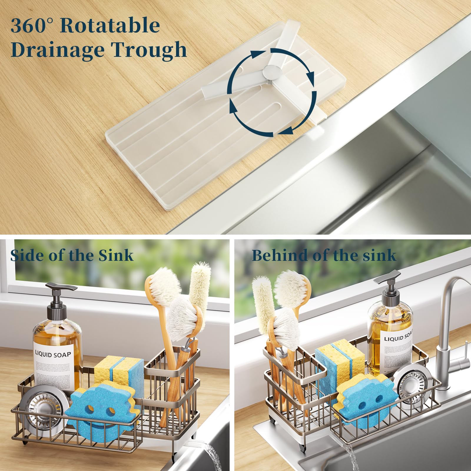 Sponge Holder for Kitchen Sink