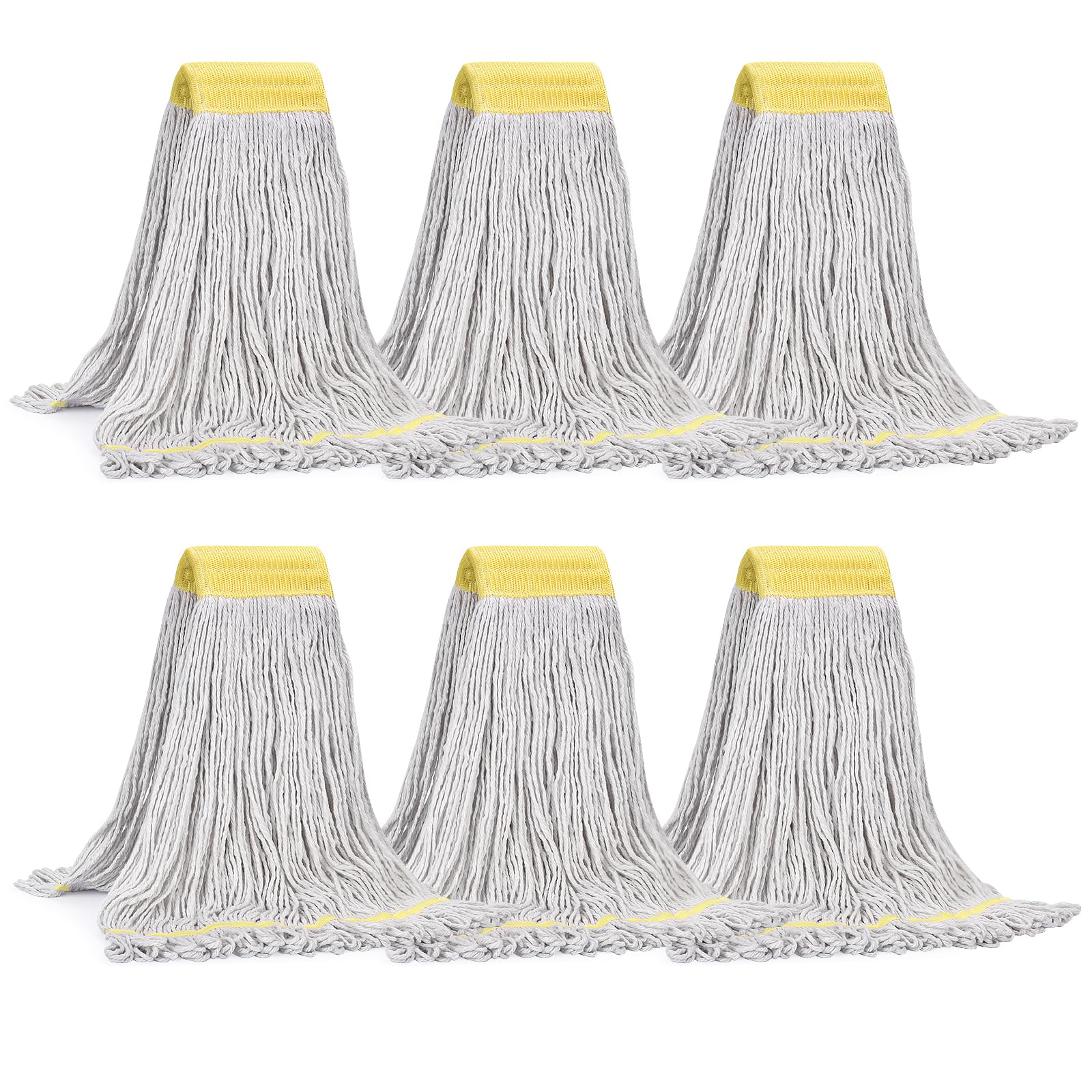 Matthew Cleaning Commercial Mop Head Replacement (6 Count)