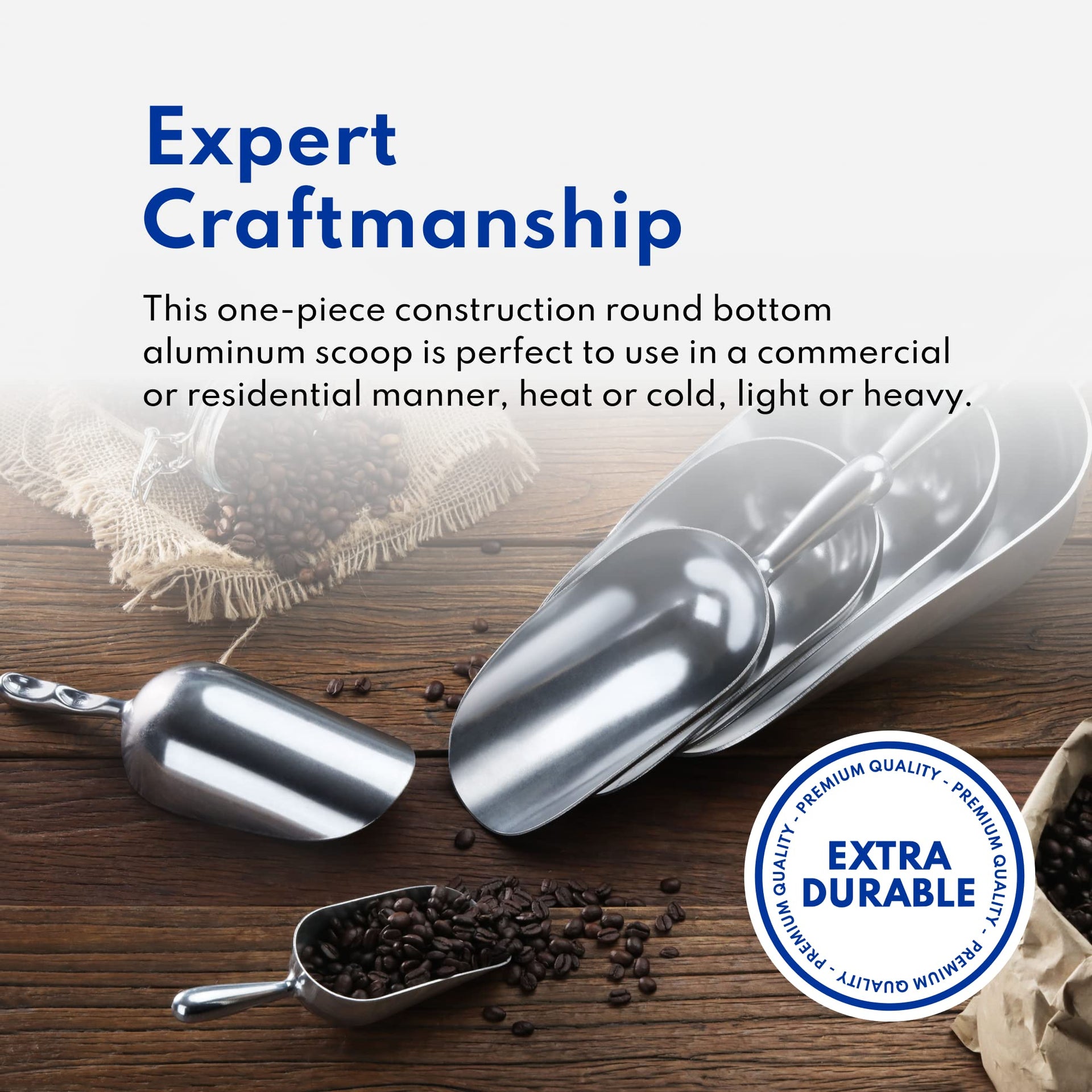 New Star 34585 Cast Aluminum Utility Scoop