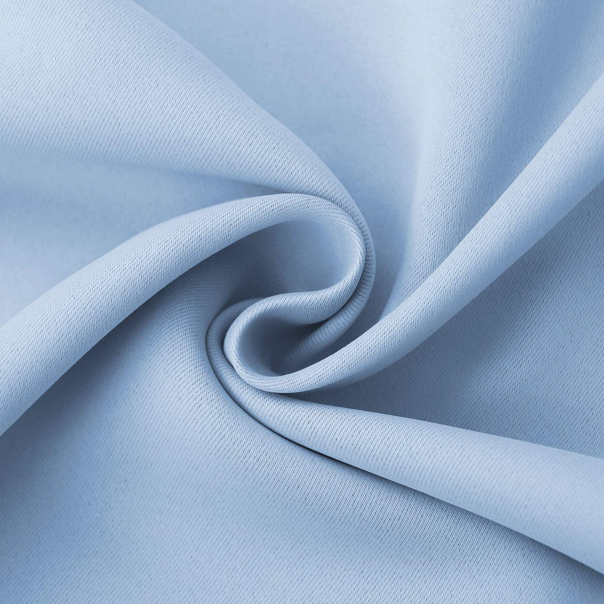 Baby Blue Room Darkening Curtains 48 Inches Long (2 Count)