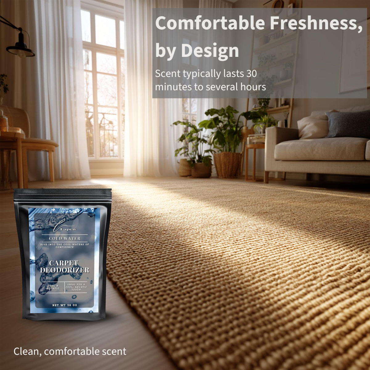 Cold Water Carpet Deodorizer Powder (36 Ounce)