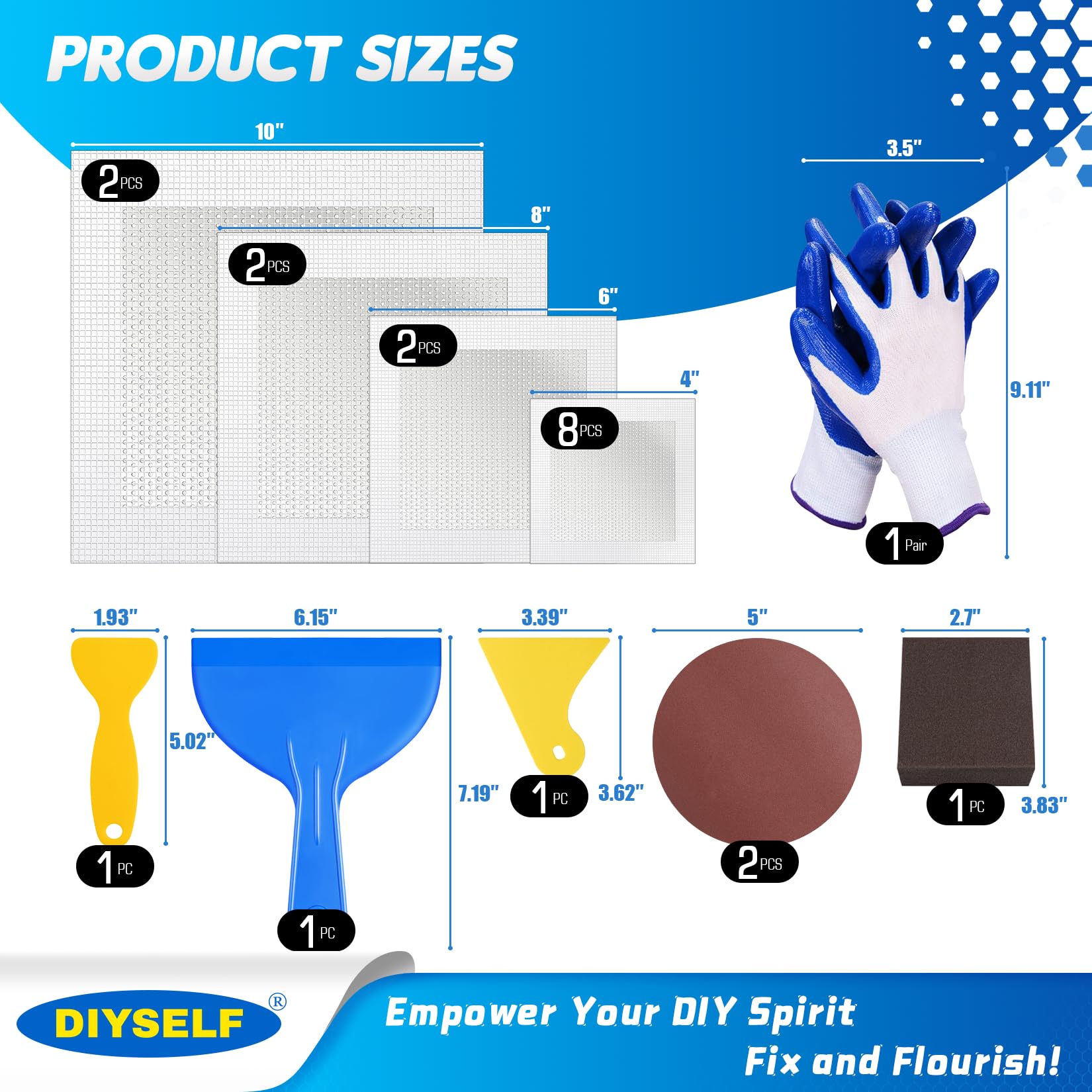 21 Pack Drywall Repair Kit (21 Count)