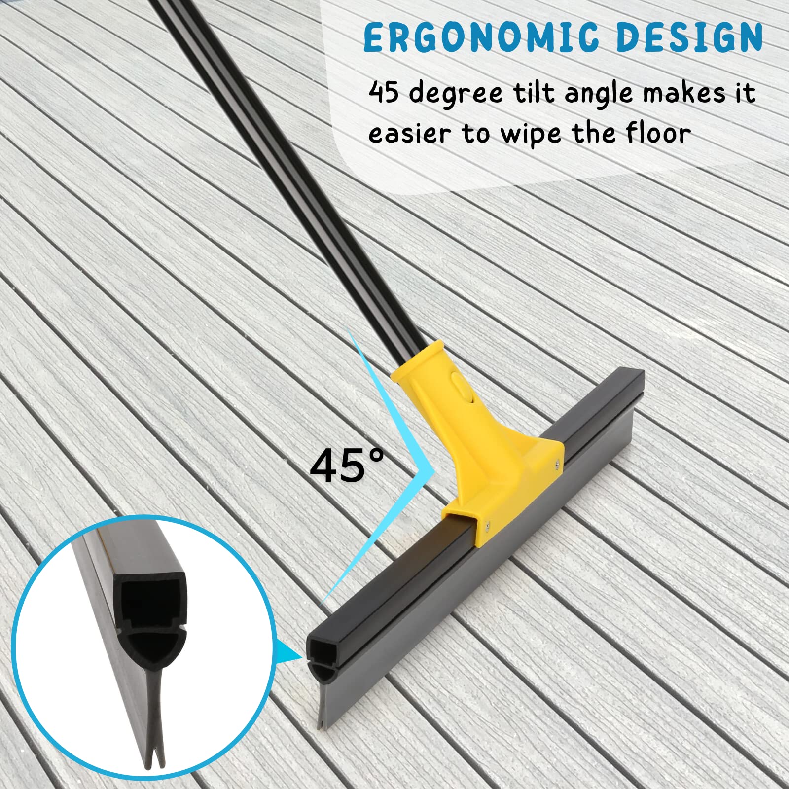 Squeegee Broom for Floor
