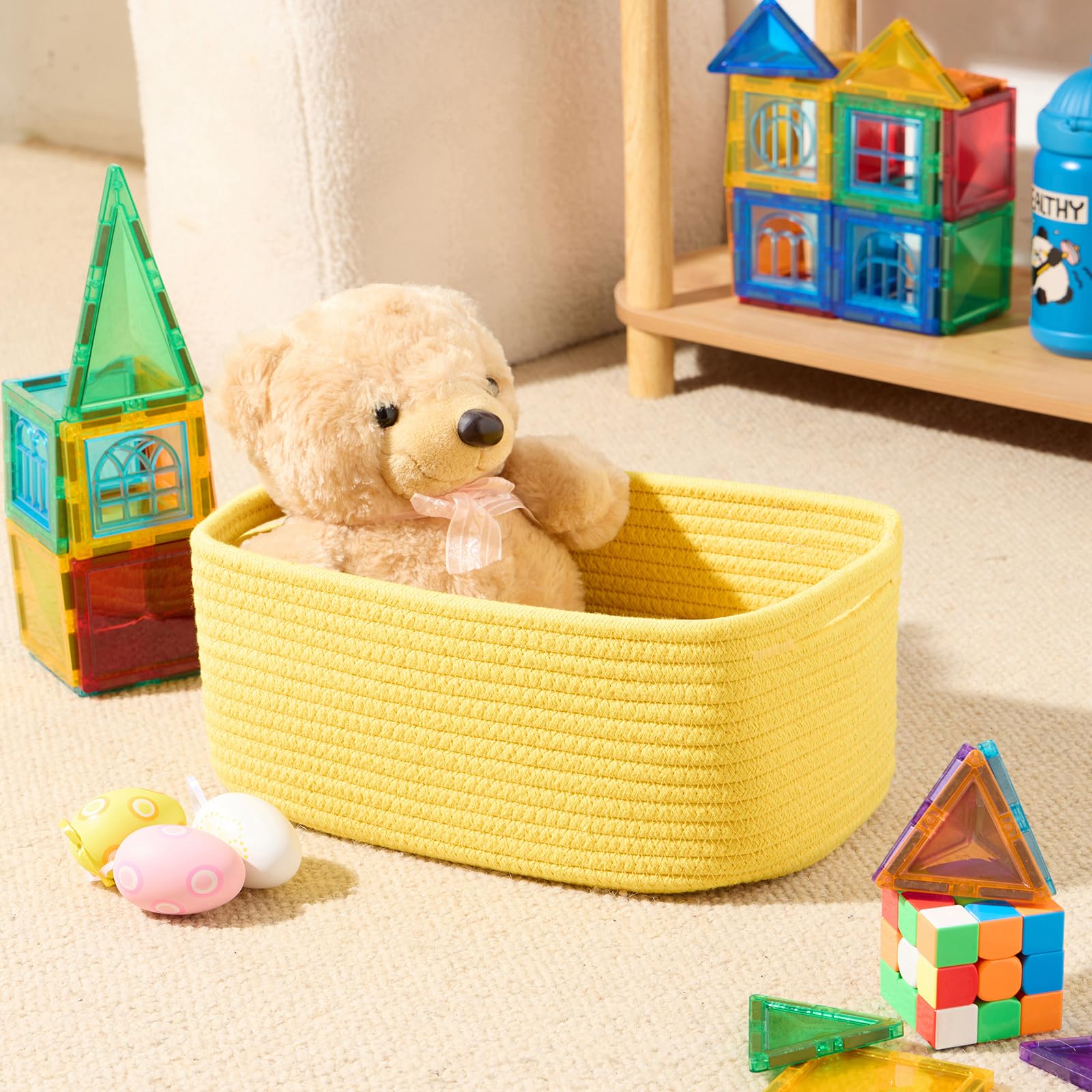Small Storage Baskets for Organizing (4 Count)