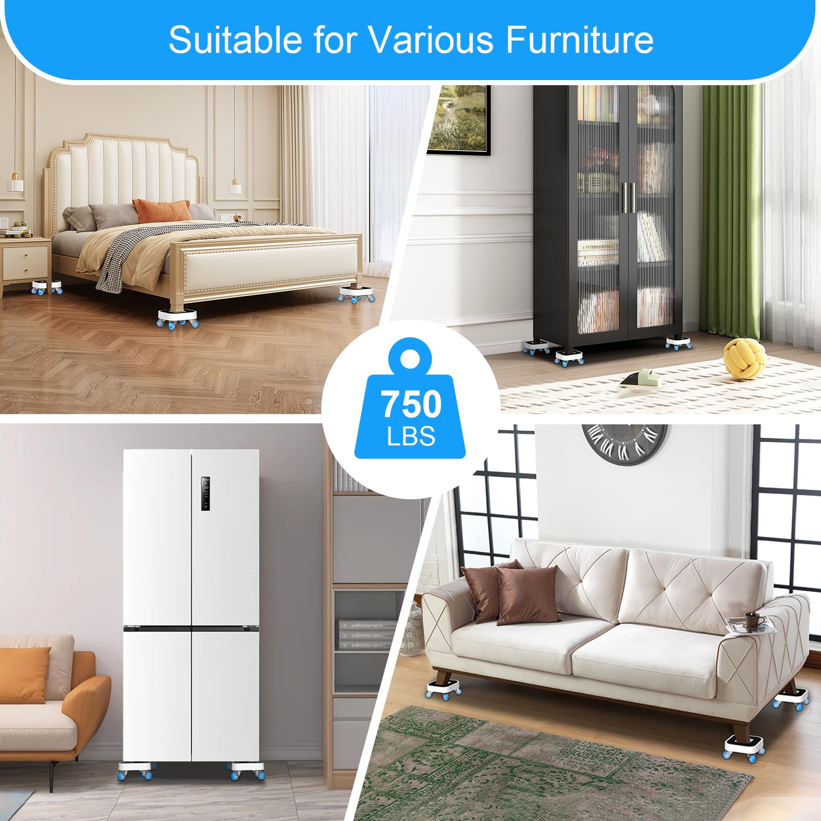 New Upgrade Furniture Sliders (4 Count)