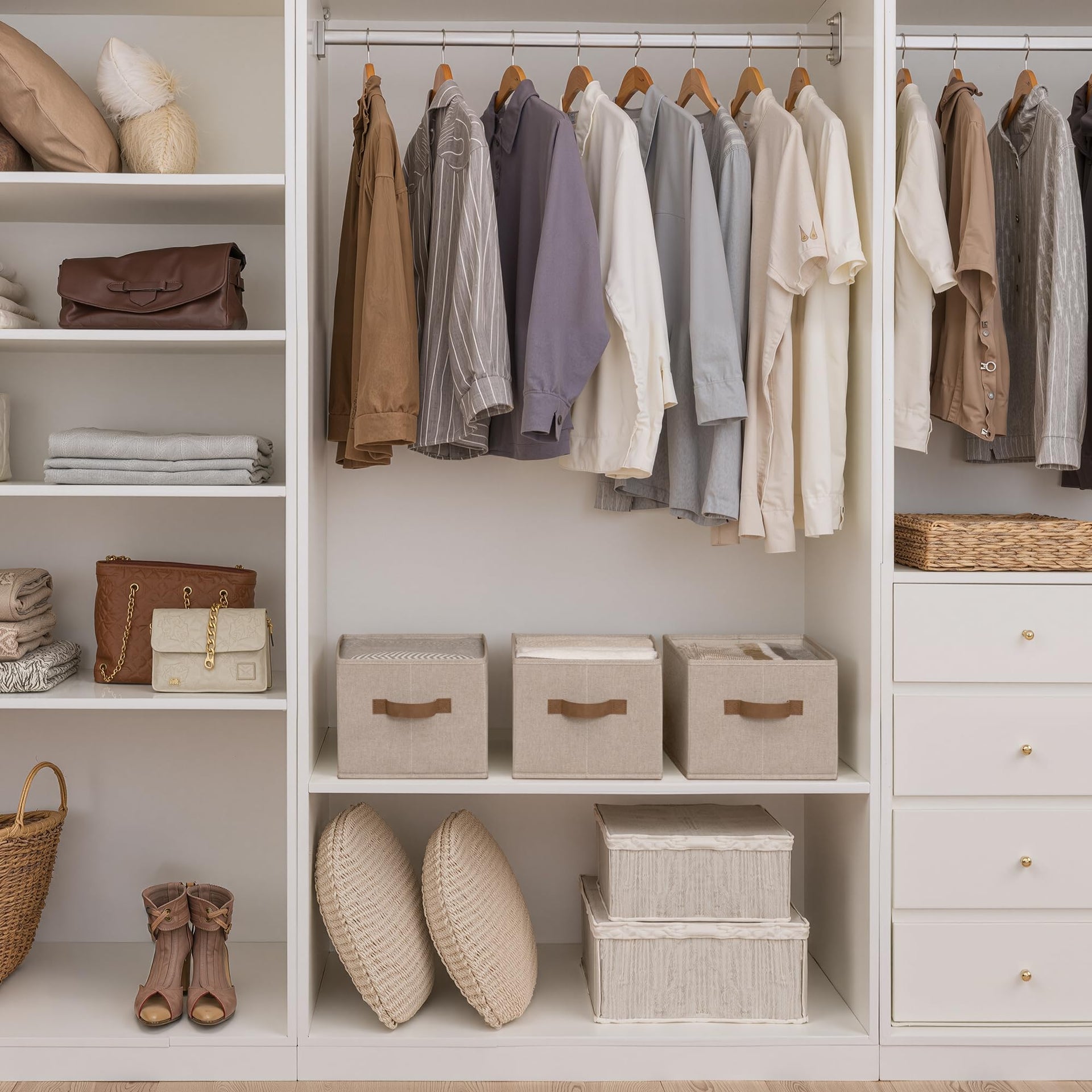 Closet Storage Bins (3 Count)