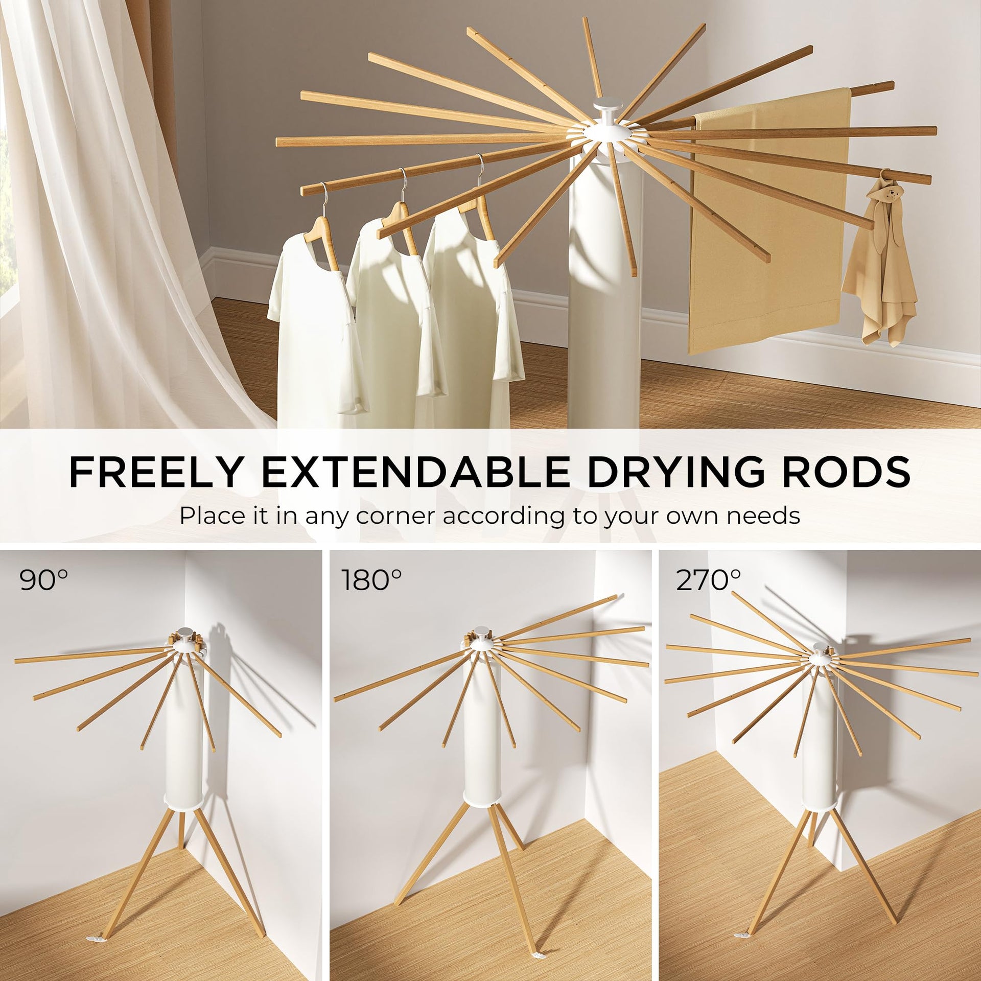 Tripod Clothes Drying Rack