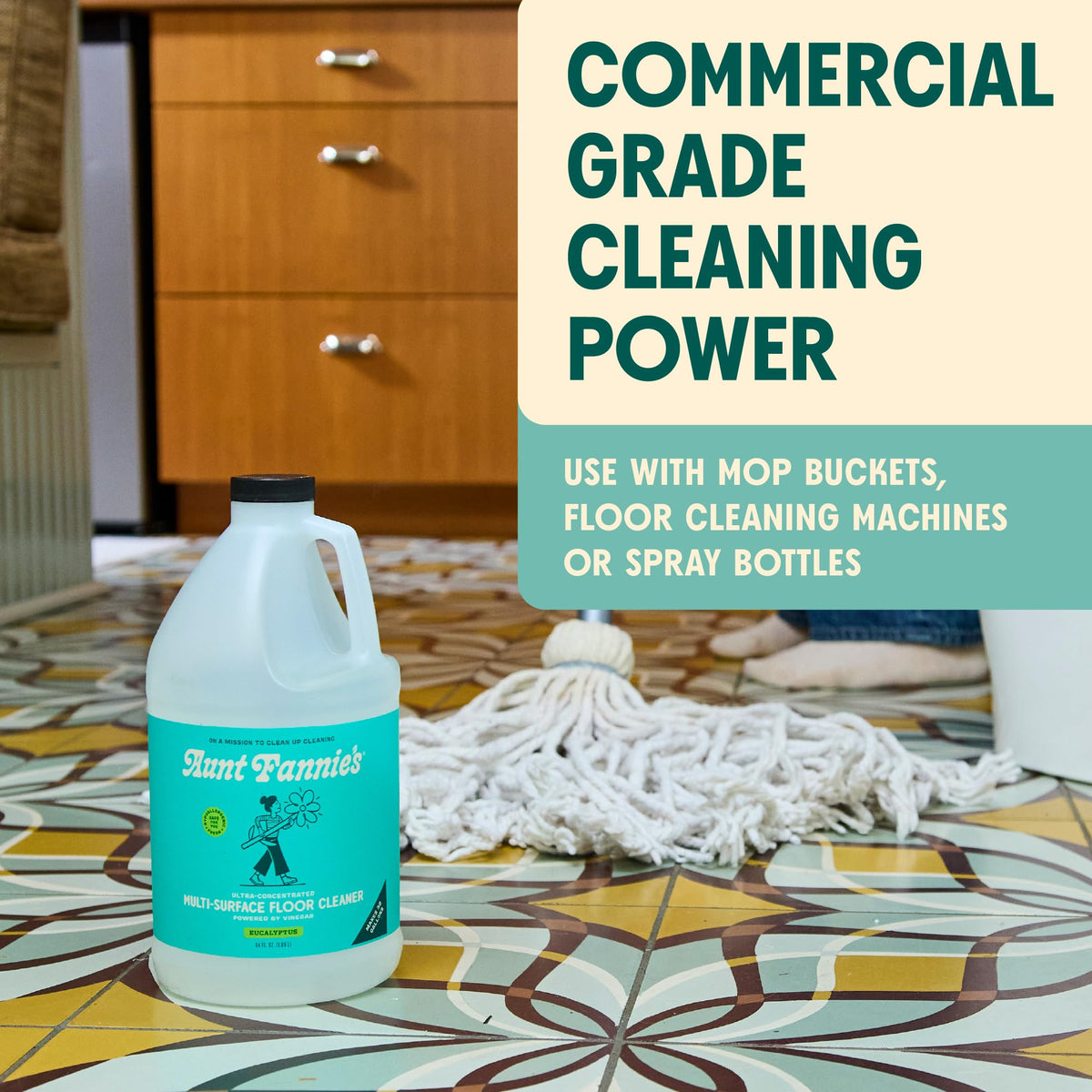 Ultra Concentrated Vinegar Floor Cleaner (64 Fl Oz)