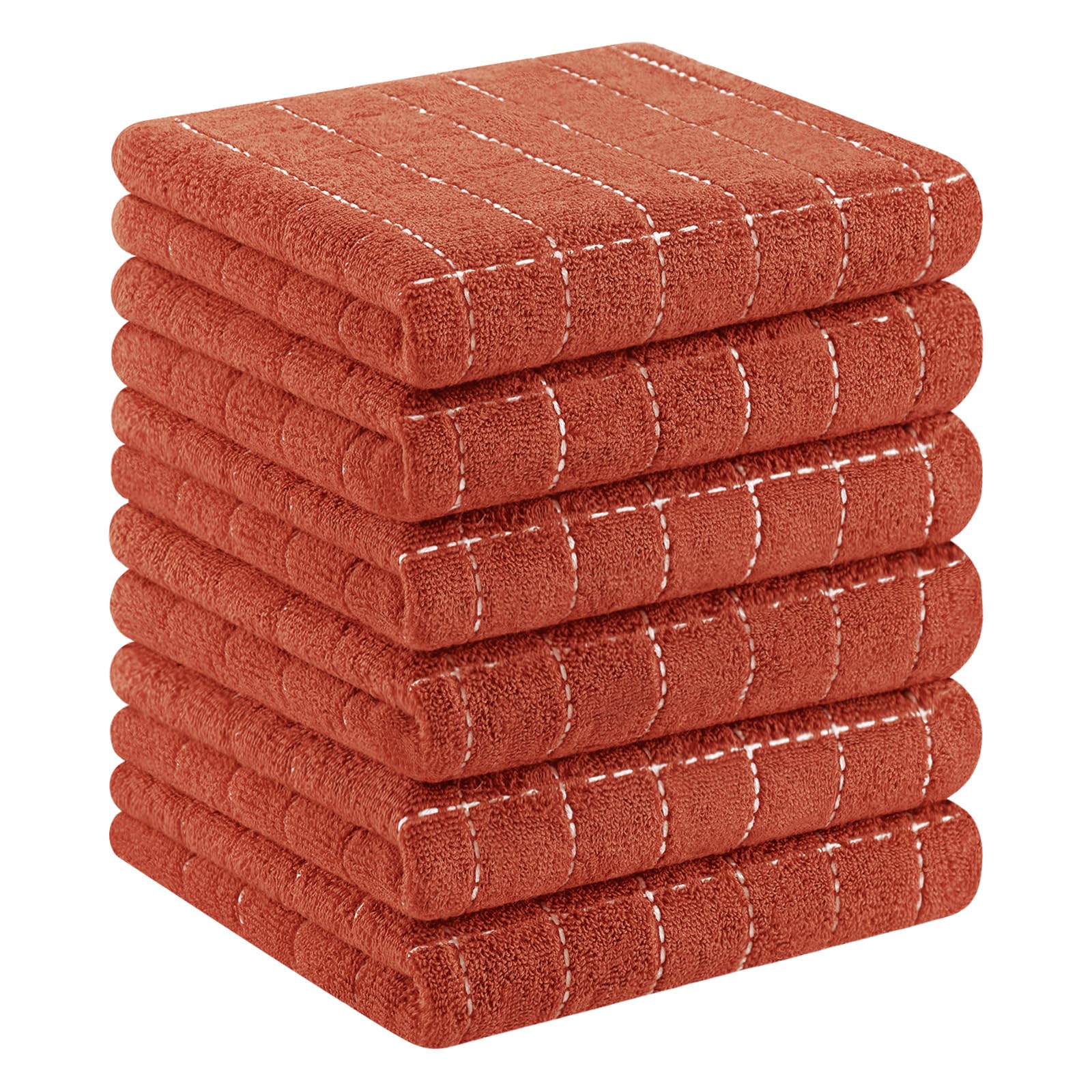 100% Cotton Terry Kitchen Towels (6 Count)