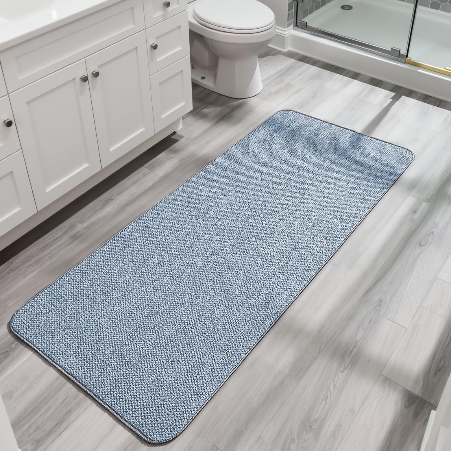 Bath Mat Ultra Thin Bathroom Runner Rugs
