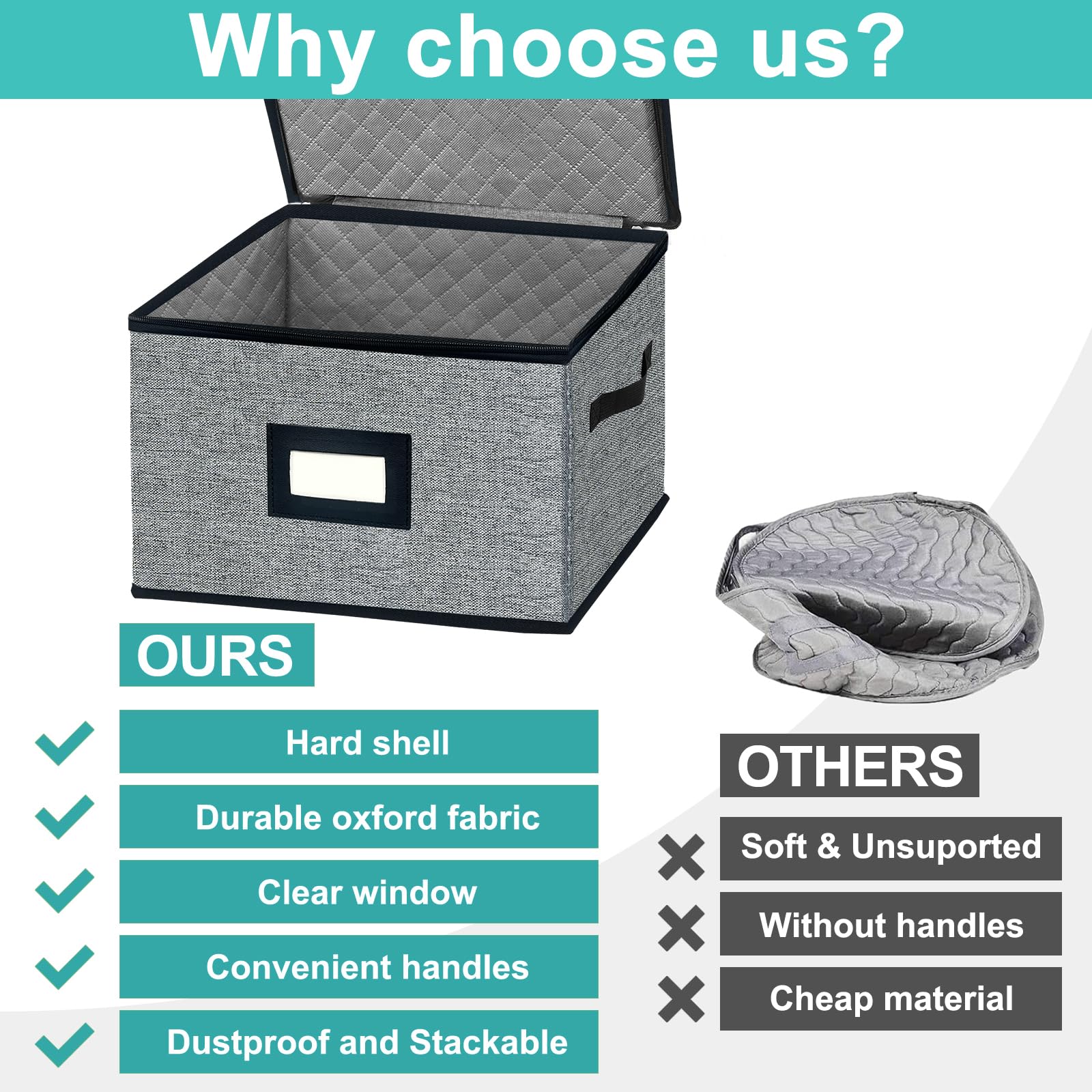 China Storage Containers (2 Count)