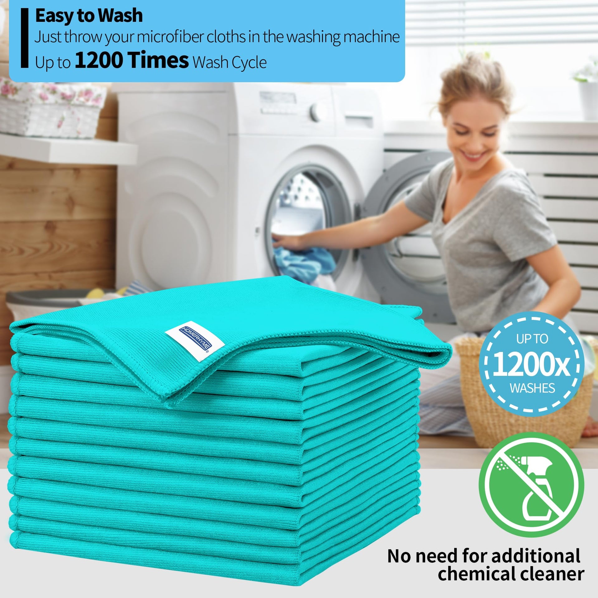 Microfiber Cleaning Cloth (12 Count)
