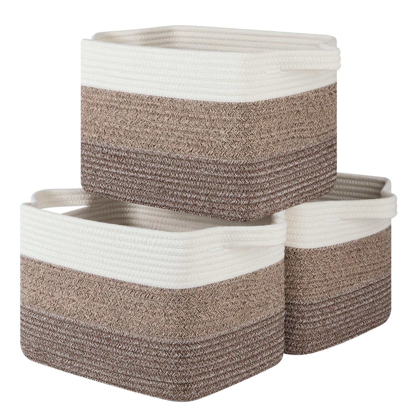 Storage Baskets for Organizing (3 Count)