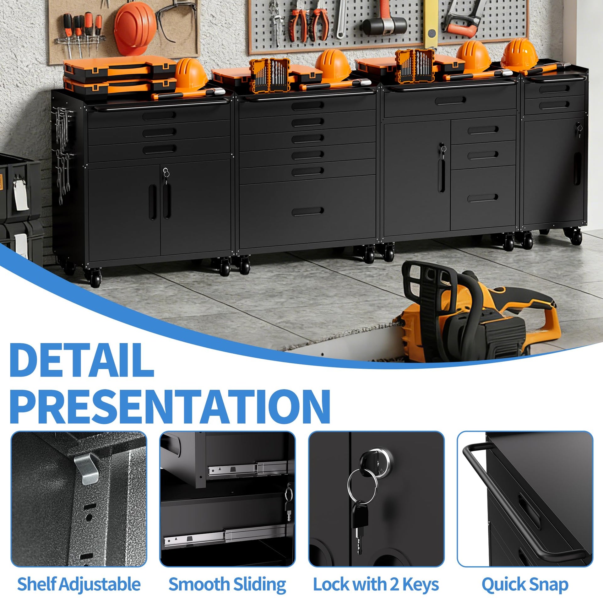 Metal Storage Cabinet for Garage