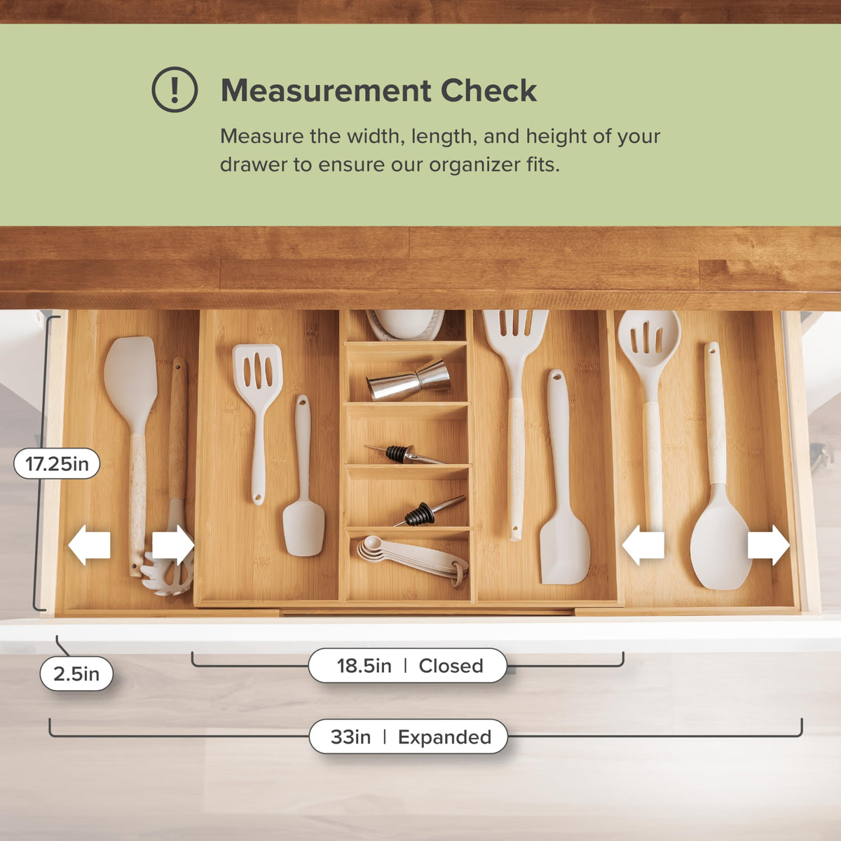Utensil & Junk Drawer Organizer