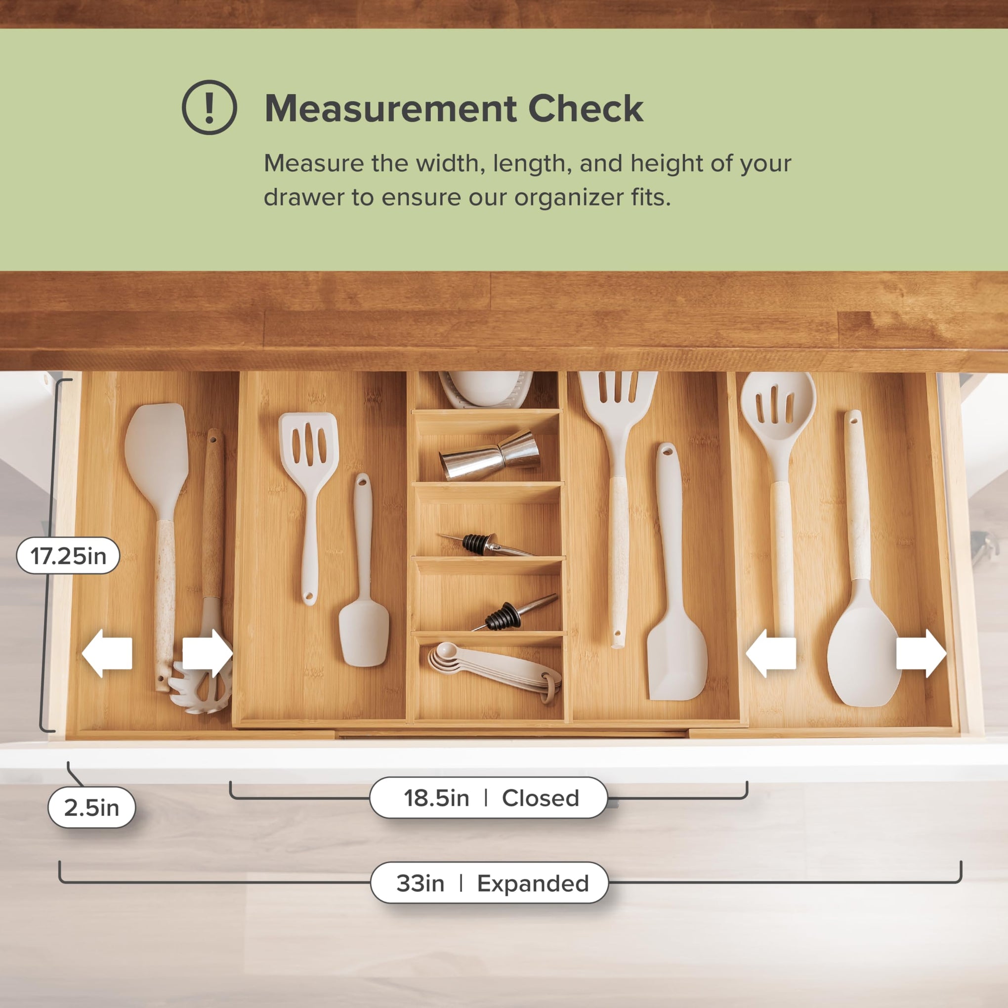 Utensil & Junk Drawer Organizer