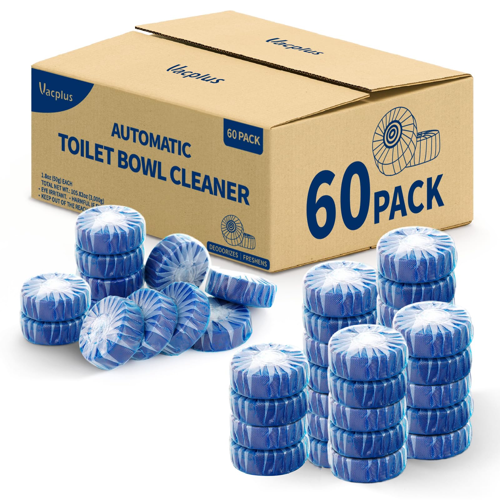 Toilet Bowl Cleaner Tablets (60 Count)