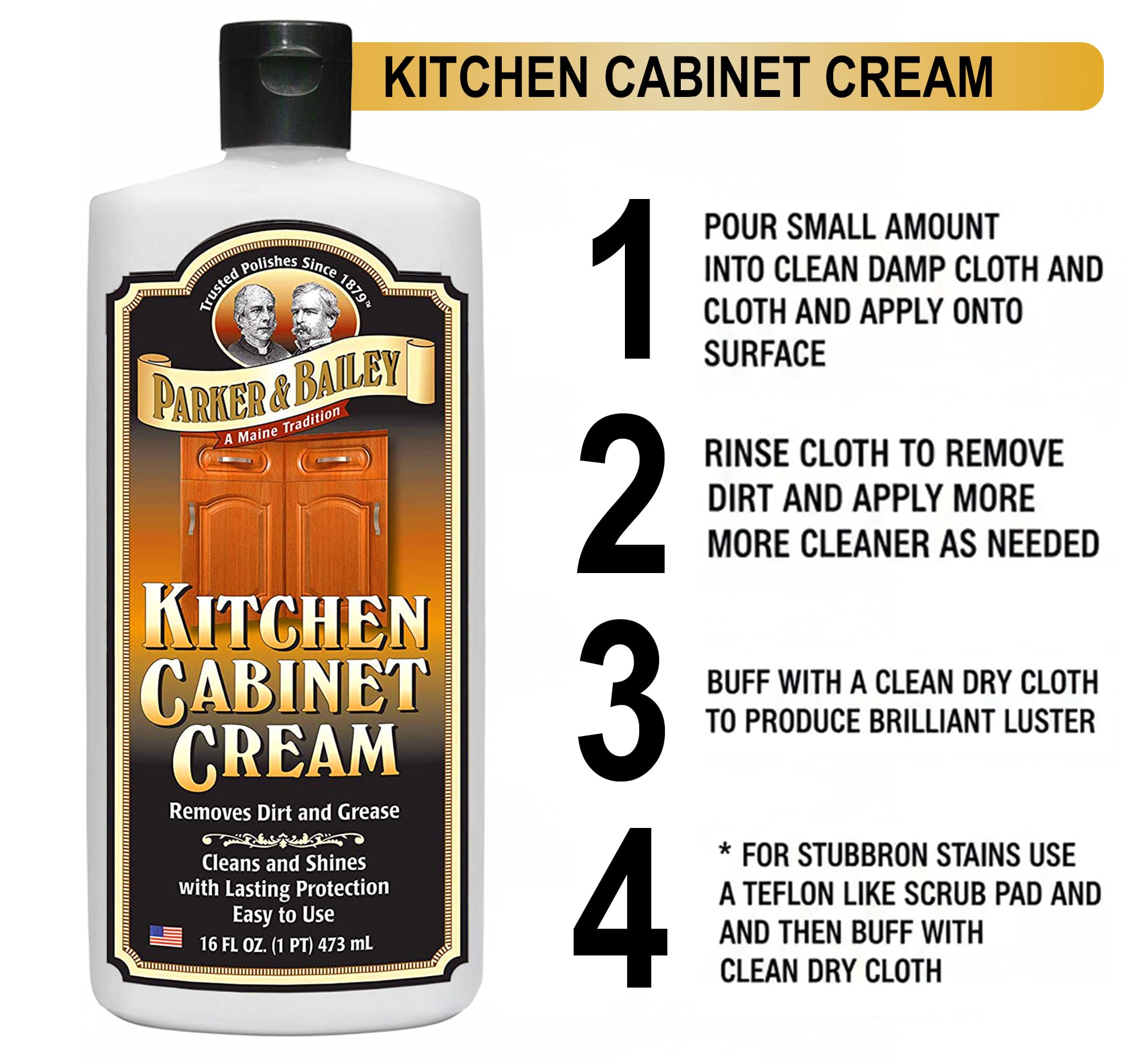 Parker and Bailey Kitchen Cabinet Cream (16 Fl Oz)