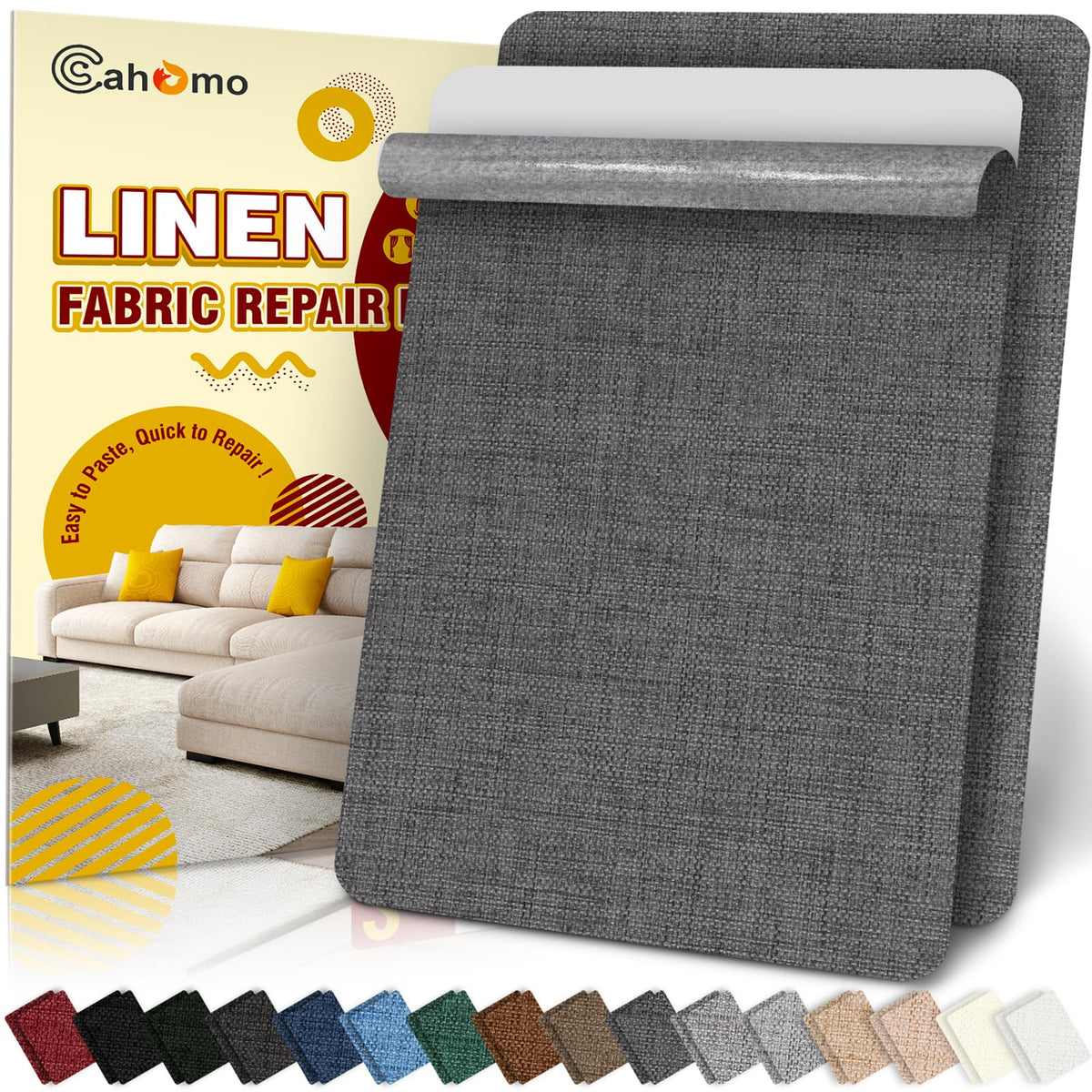 Linen Repair Tape 2Pcs 8x12 inch