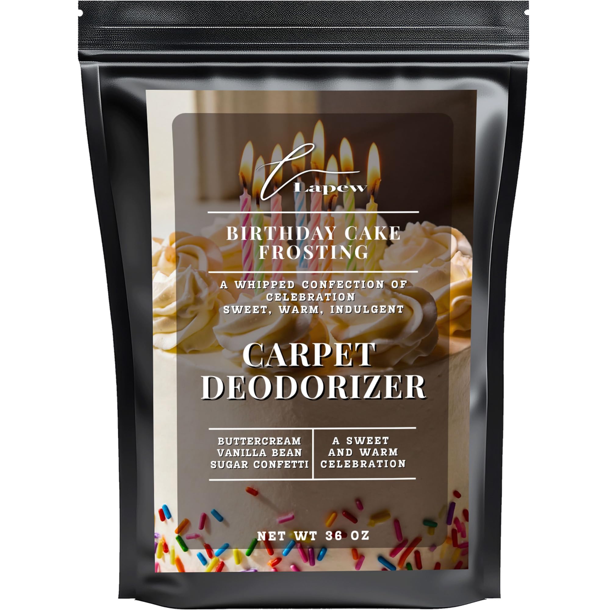 Birthday Cake Frosting Carpet Deodorizer Powder (36 Ounce)