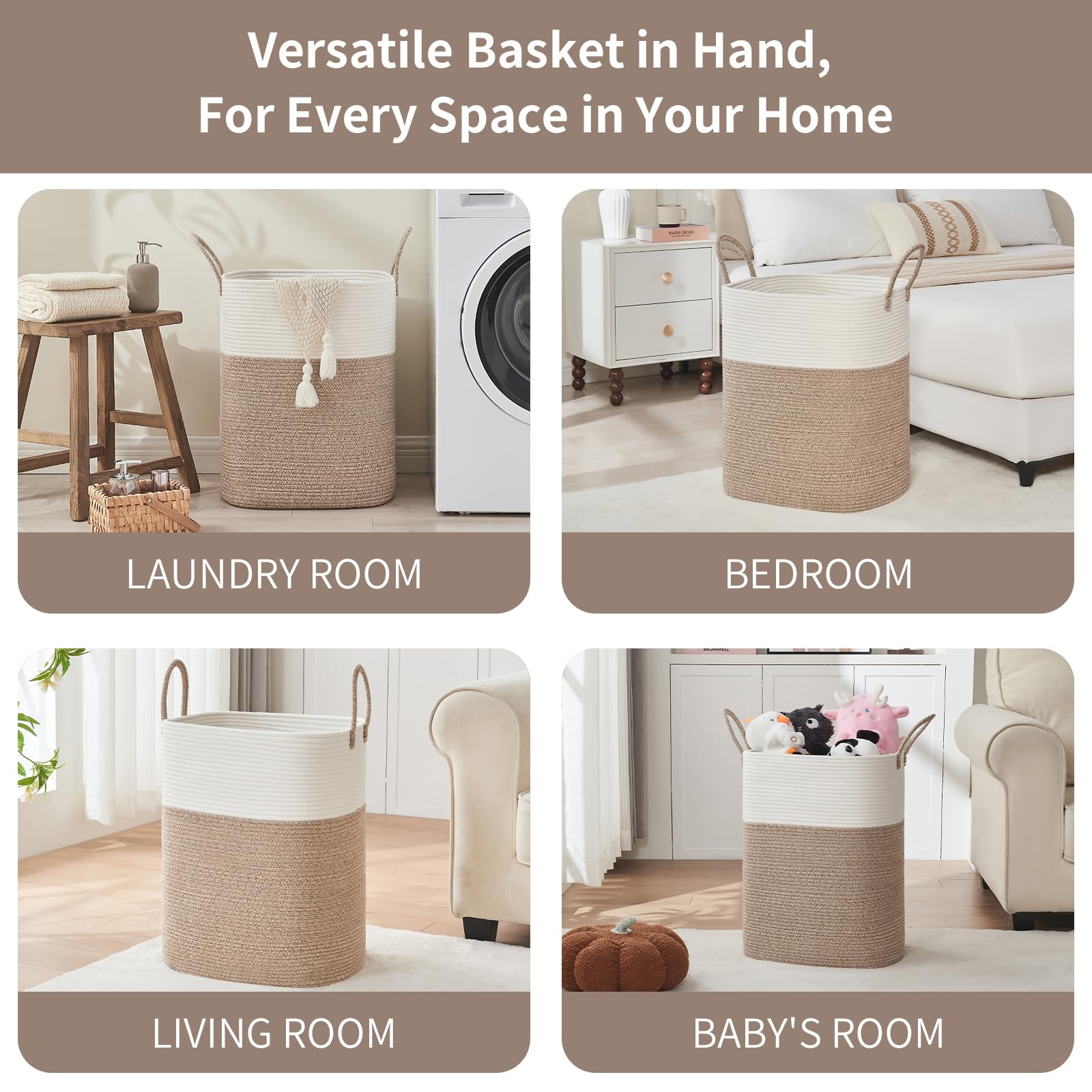 Laundry Basket with Handles
