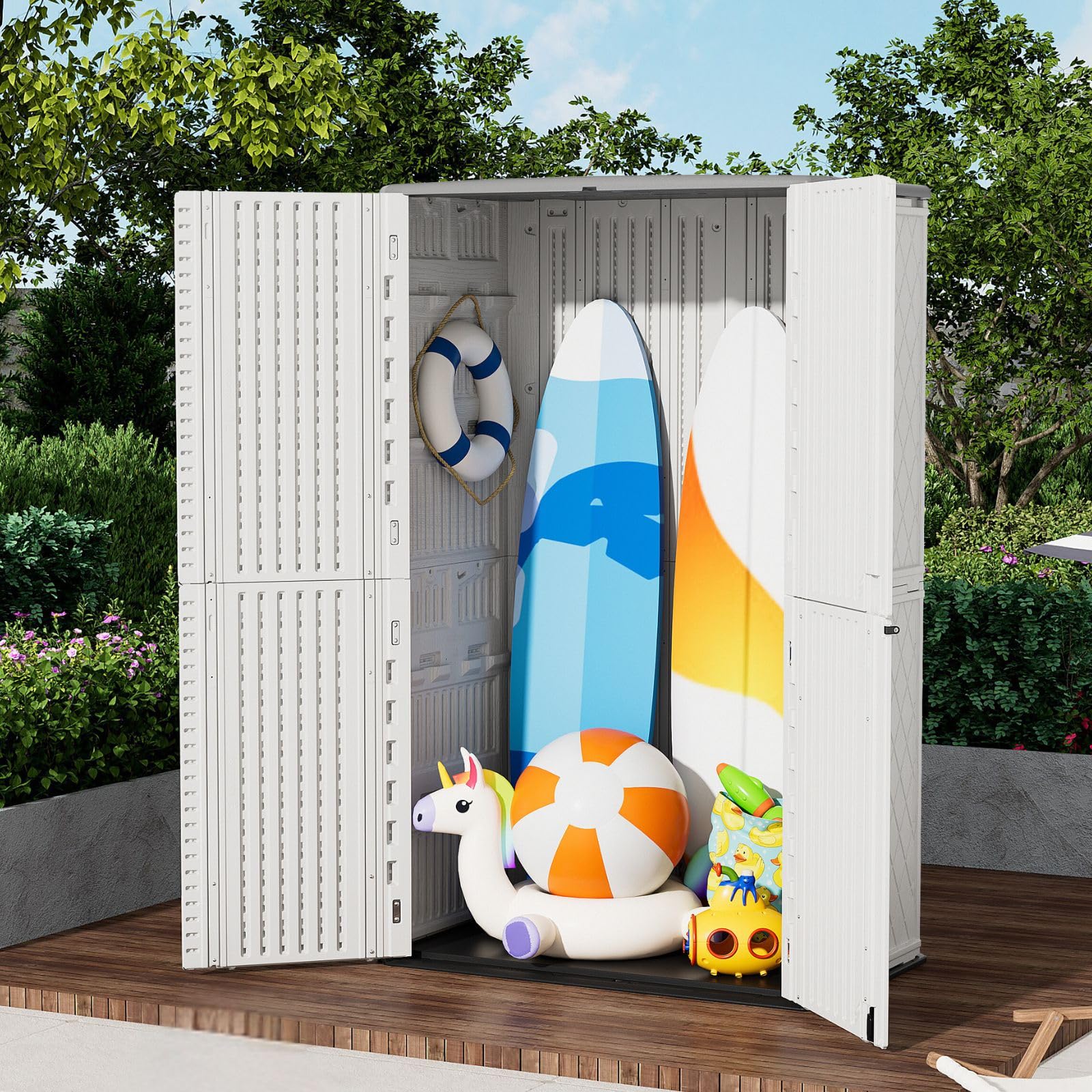 Large 67 Cu.ft Waterproof Storage Shed
