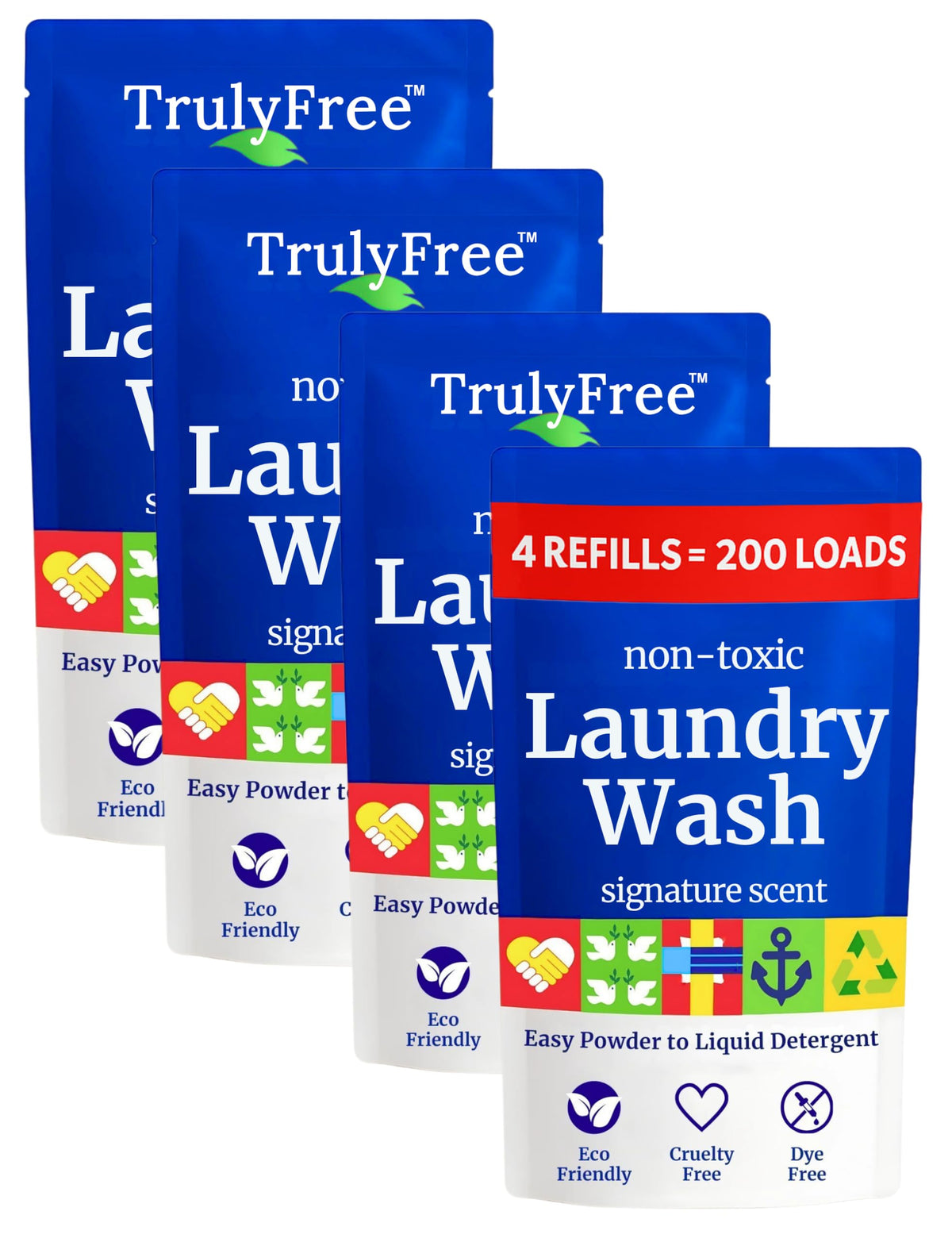 Natural Laundry Detergent for Sensitive Skin (200 Fl Oz)