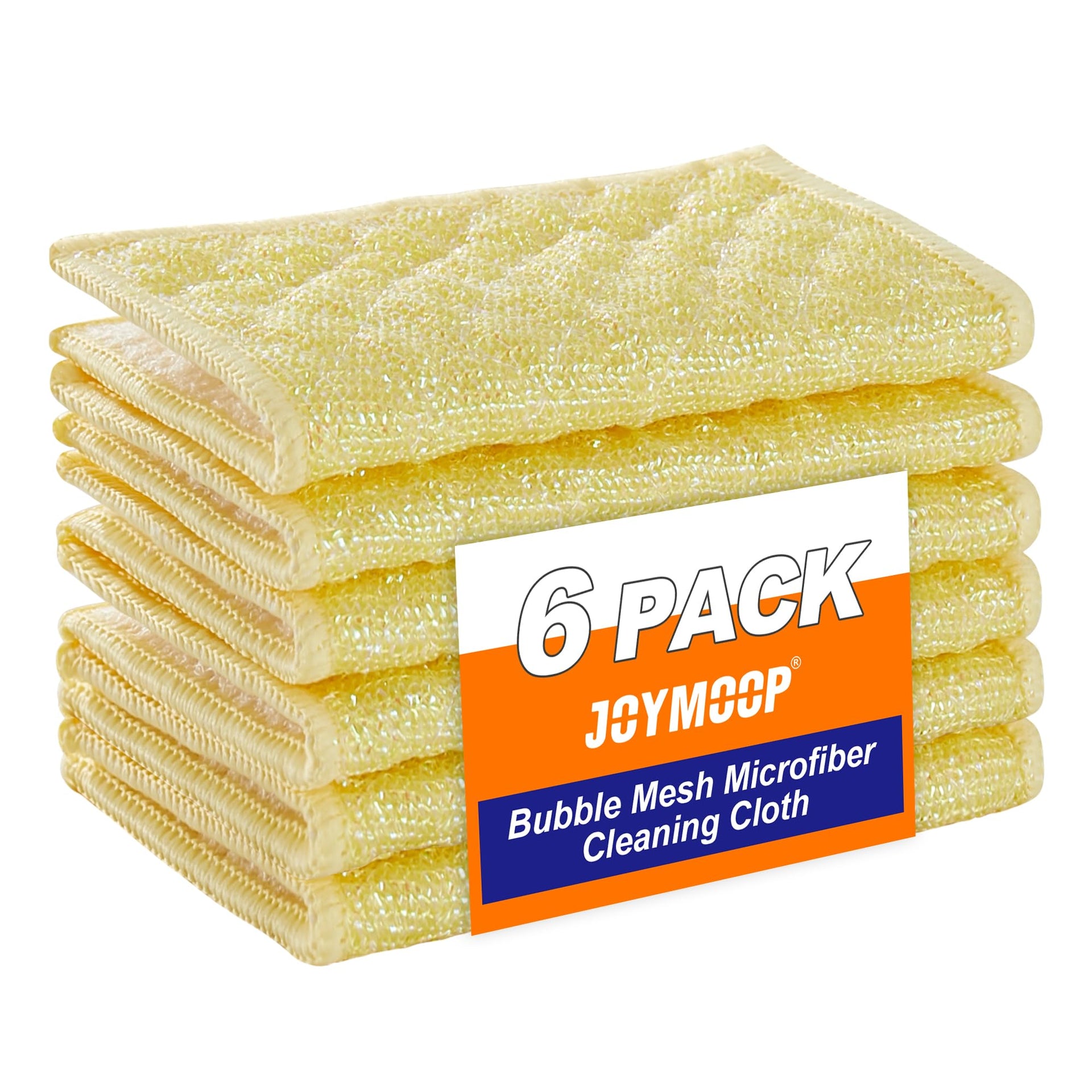 Bubble Mesh Microfiber Cleaning Cloth (6 Count)