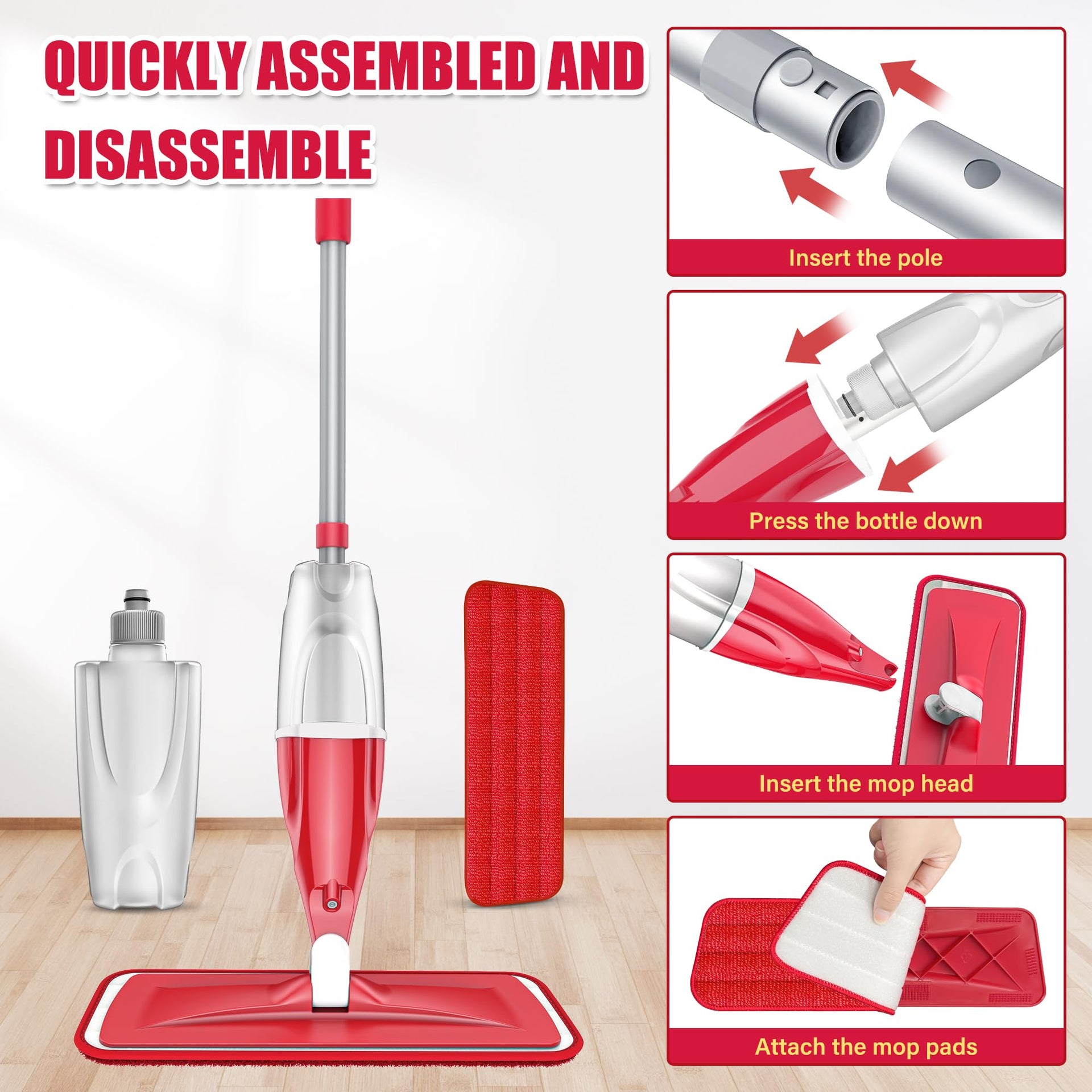 Spray Mops for Floor Cleaning
