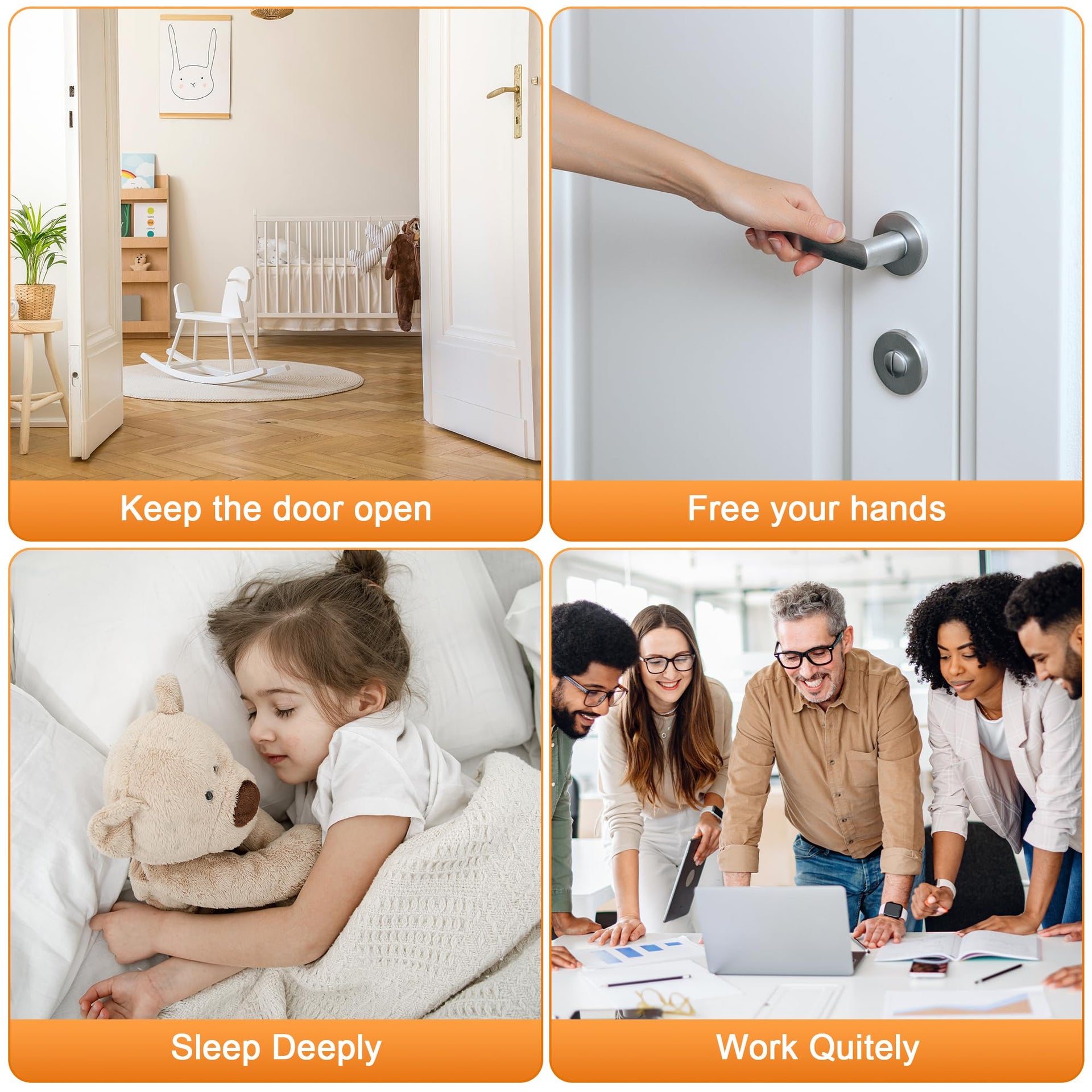 Magnetic Door Stoppers (4 Count)