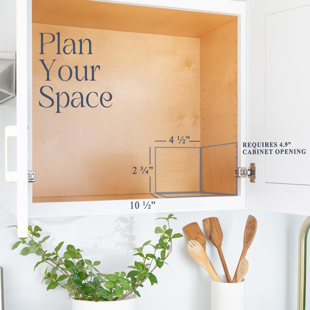 Pull Out Cabinet Organizer for Spices