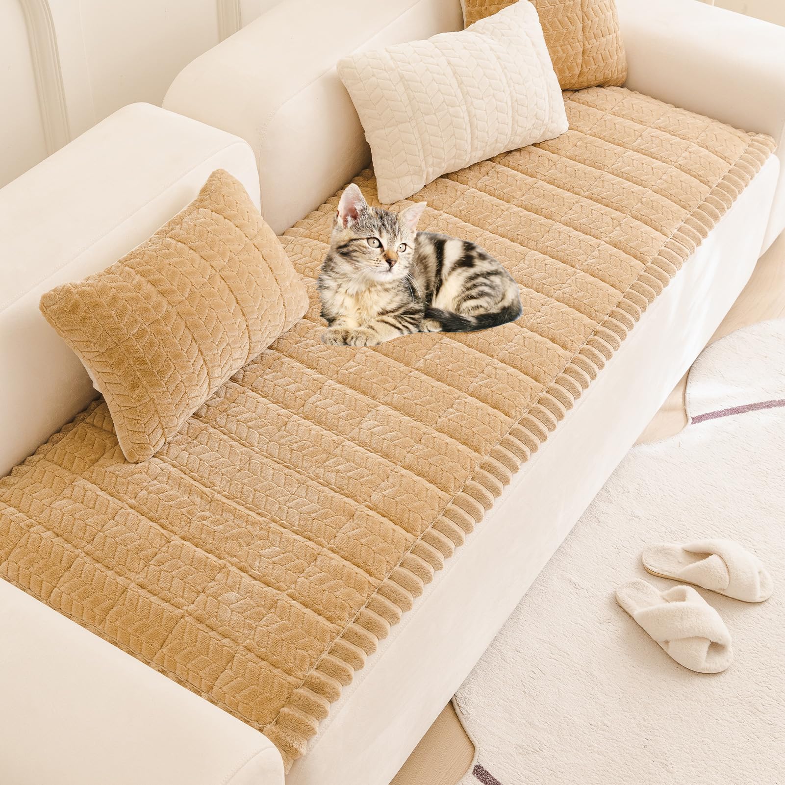 Pet Couch Cover Dogs Washable Sofa Protector Covers Non Slip Fuzzy Dog Mat