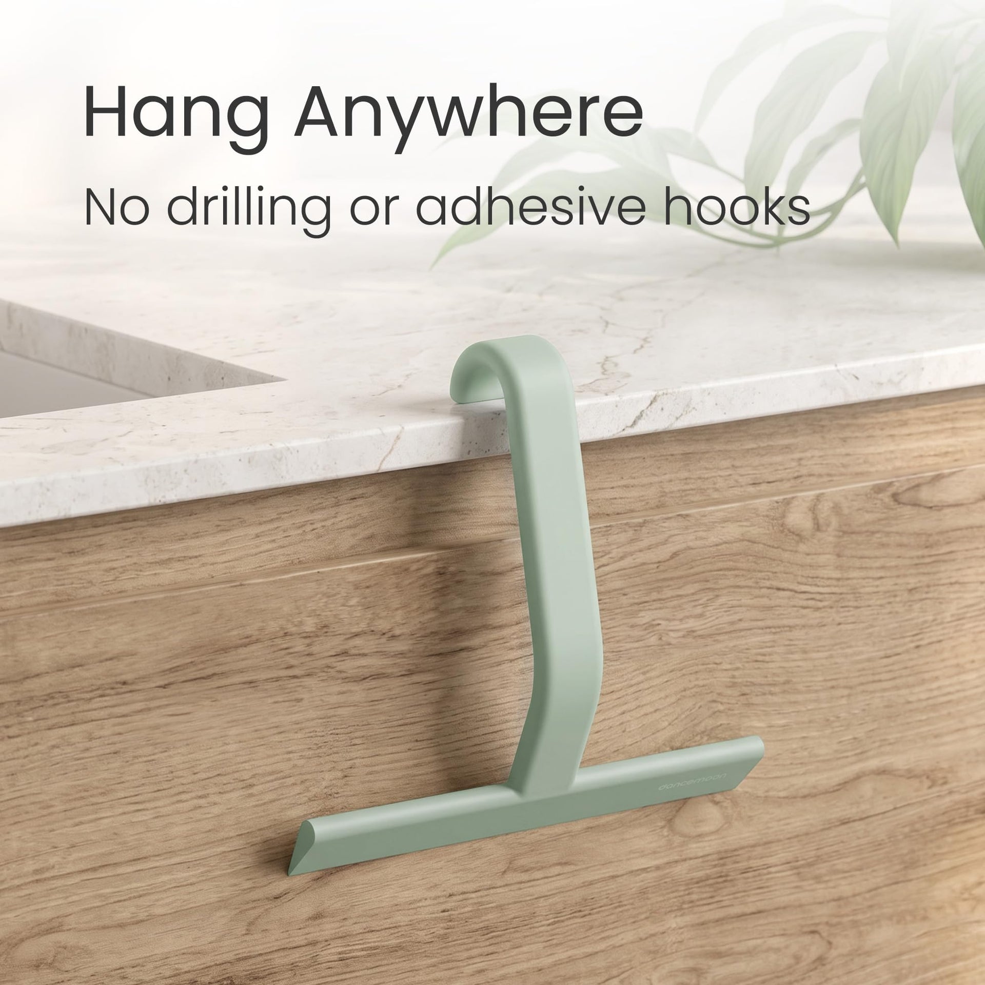 JustHang Shower Squeegee with Built
