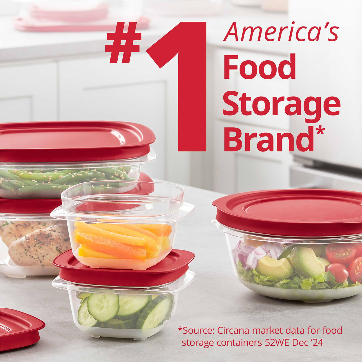 EasyStore Square and Round Containers (14 Count)