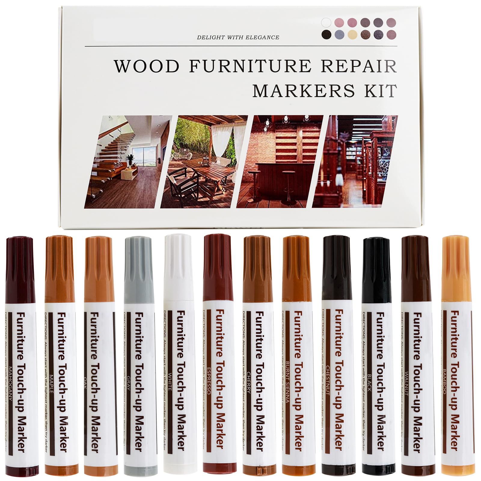 Furniture Pens for Touch Up (12 Count)