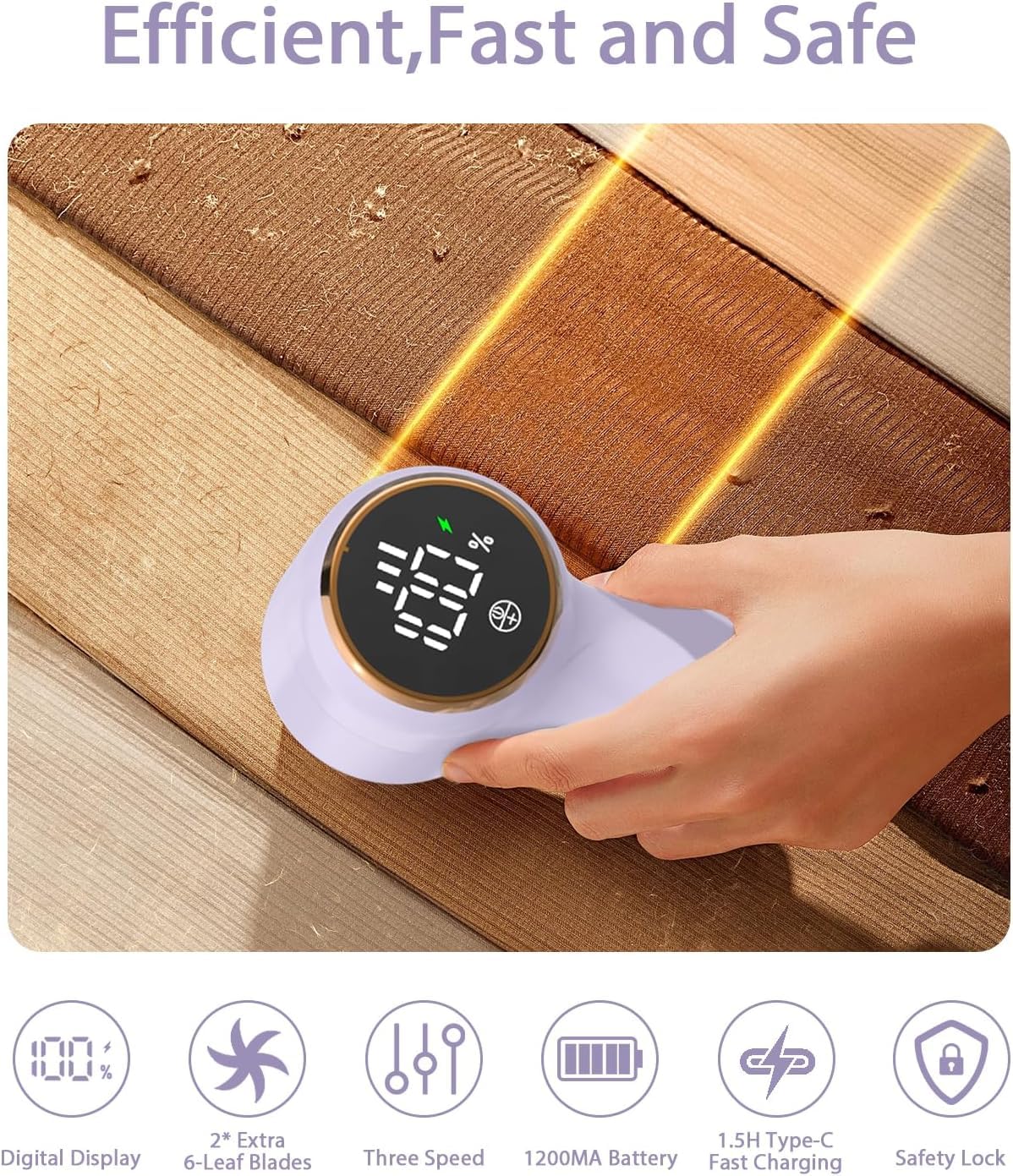 Rechargeable Fabric Shaver