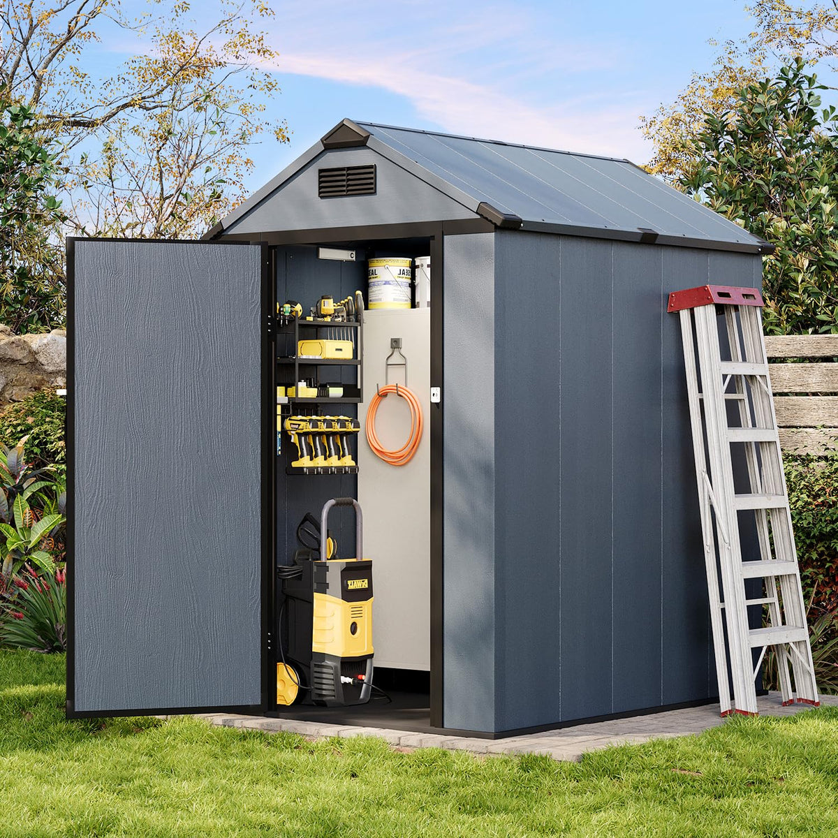 4x6 FT Outdoor Storage Shed